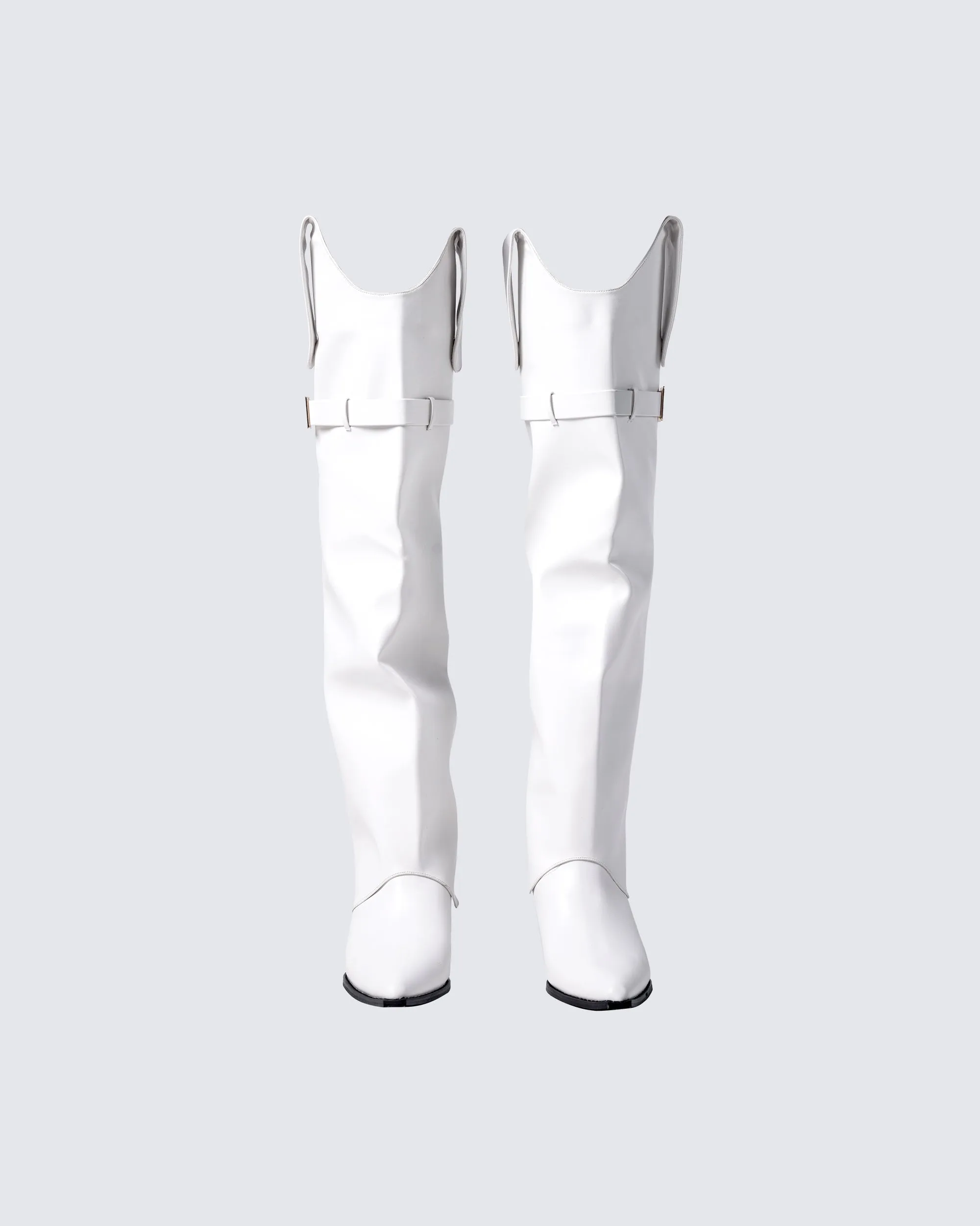 Jupiter White Convertible Boot sold by Finesse