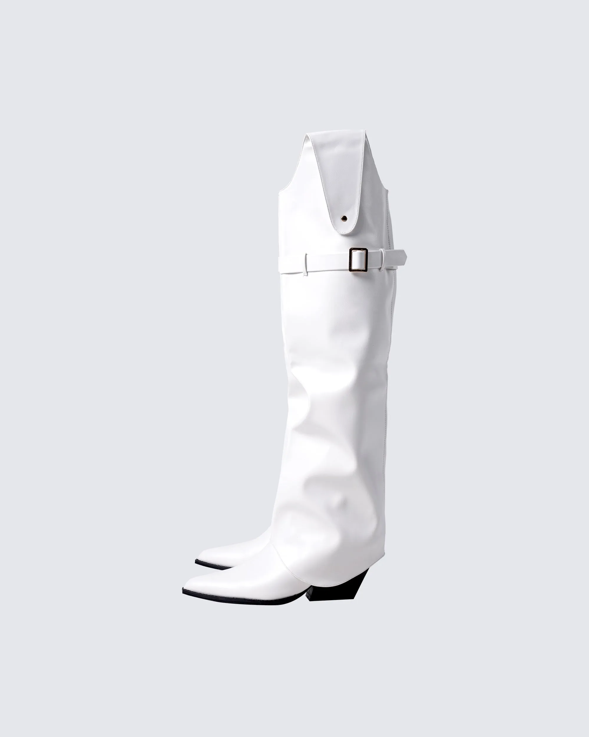 Jupiter White Convertible Boot sold by Finesse product image thumbnail 2