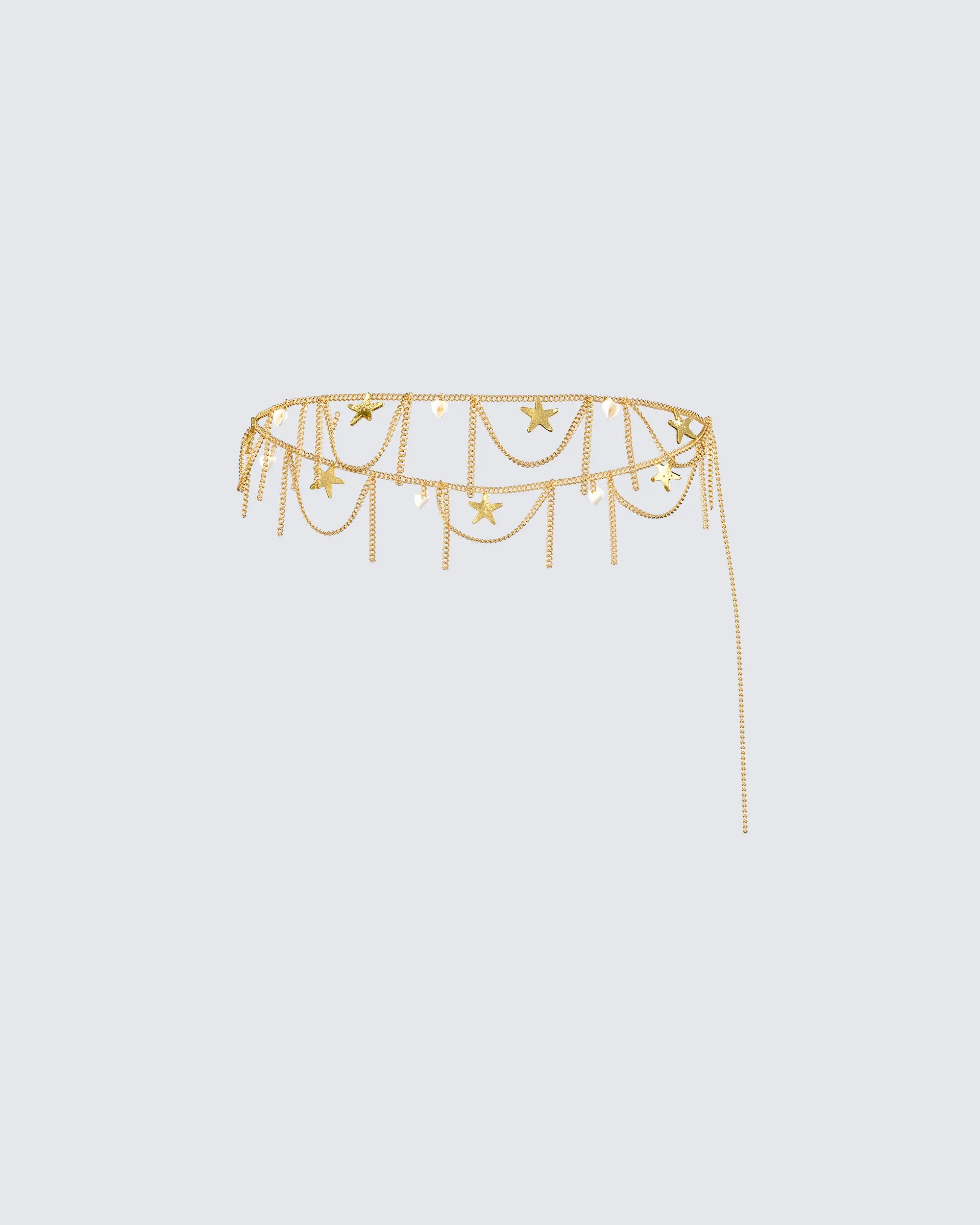 Sakura Gold Chain Shell Belt sold by Finesse product image thumbnail 3