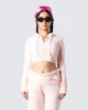 Alyssa Pink Knit Cropped Jacket sold by Finesse