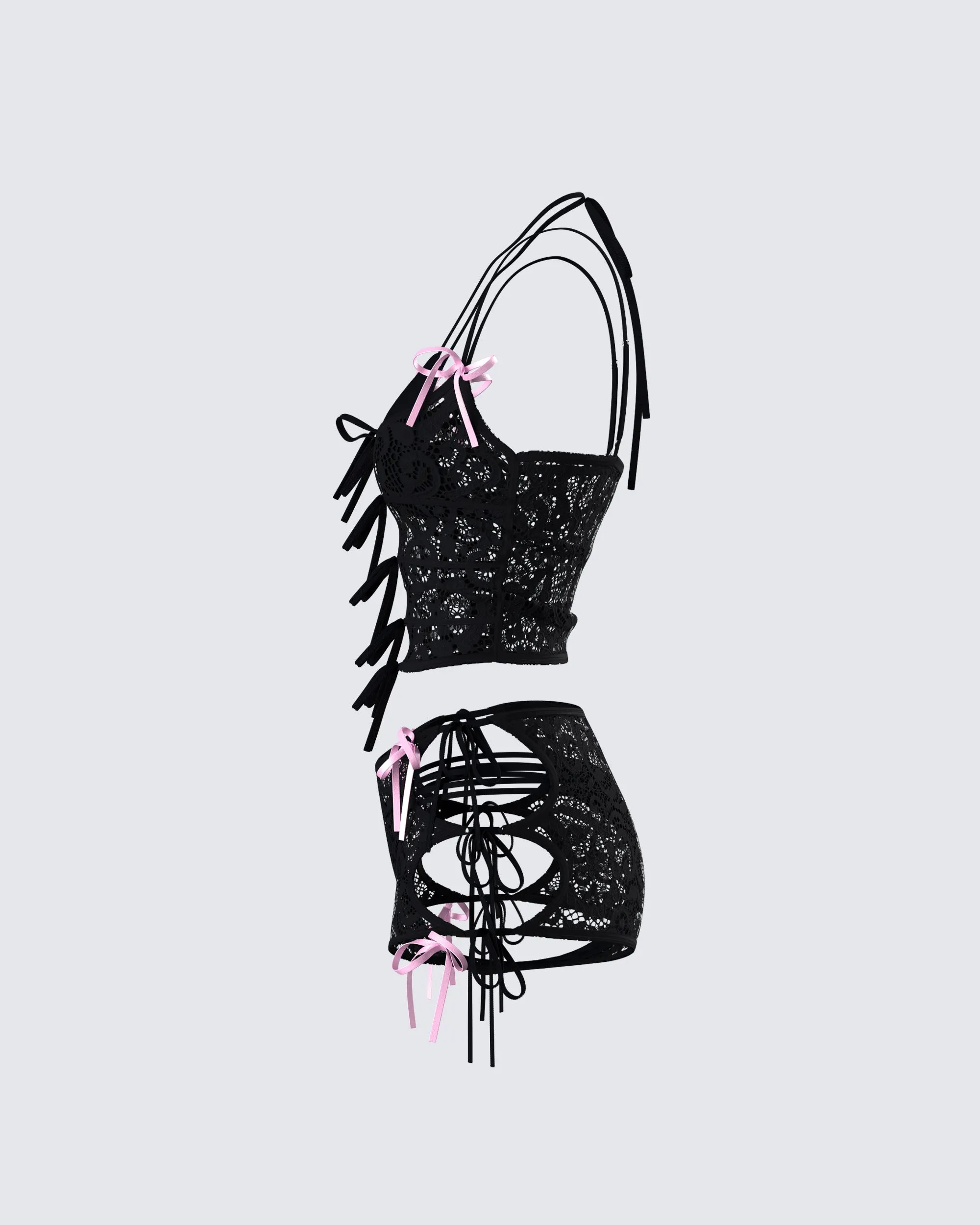 Halsey Black Lace Set sold by Finesse product image thumbnail 2