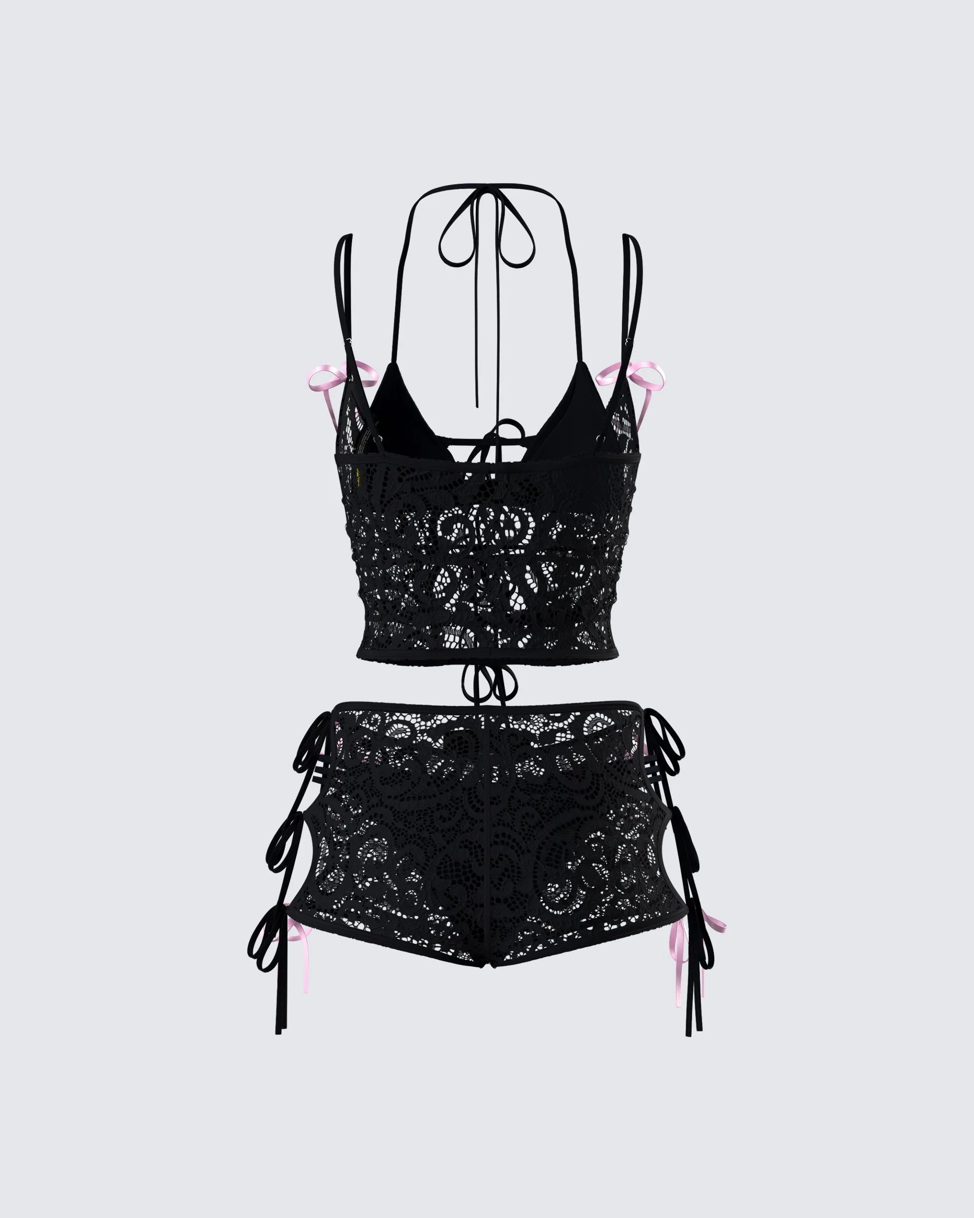 Halsey Black Lace Set sold by Finesse product image thumbnail 3