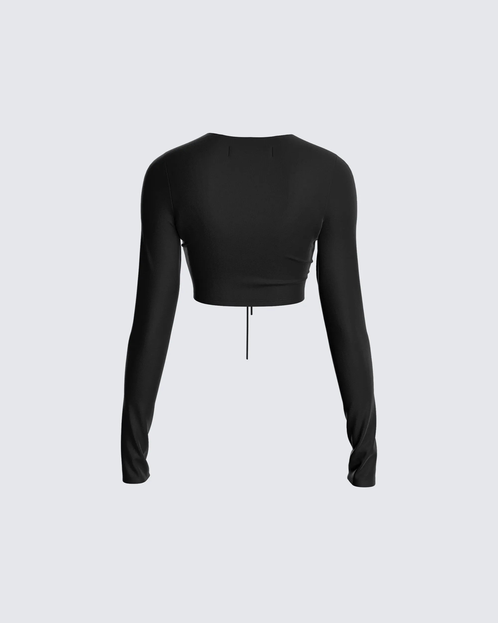 Nadia Black Jersey Top sold by Finesse product image thumbnail 3