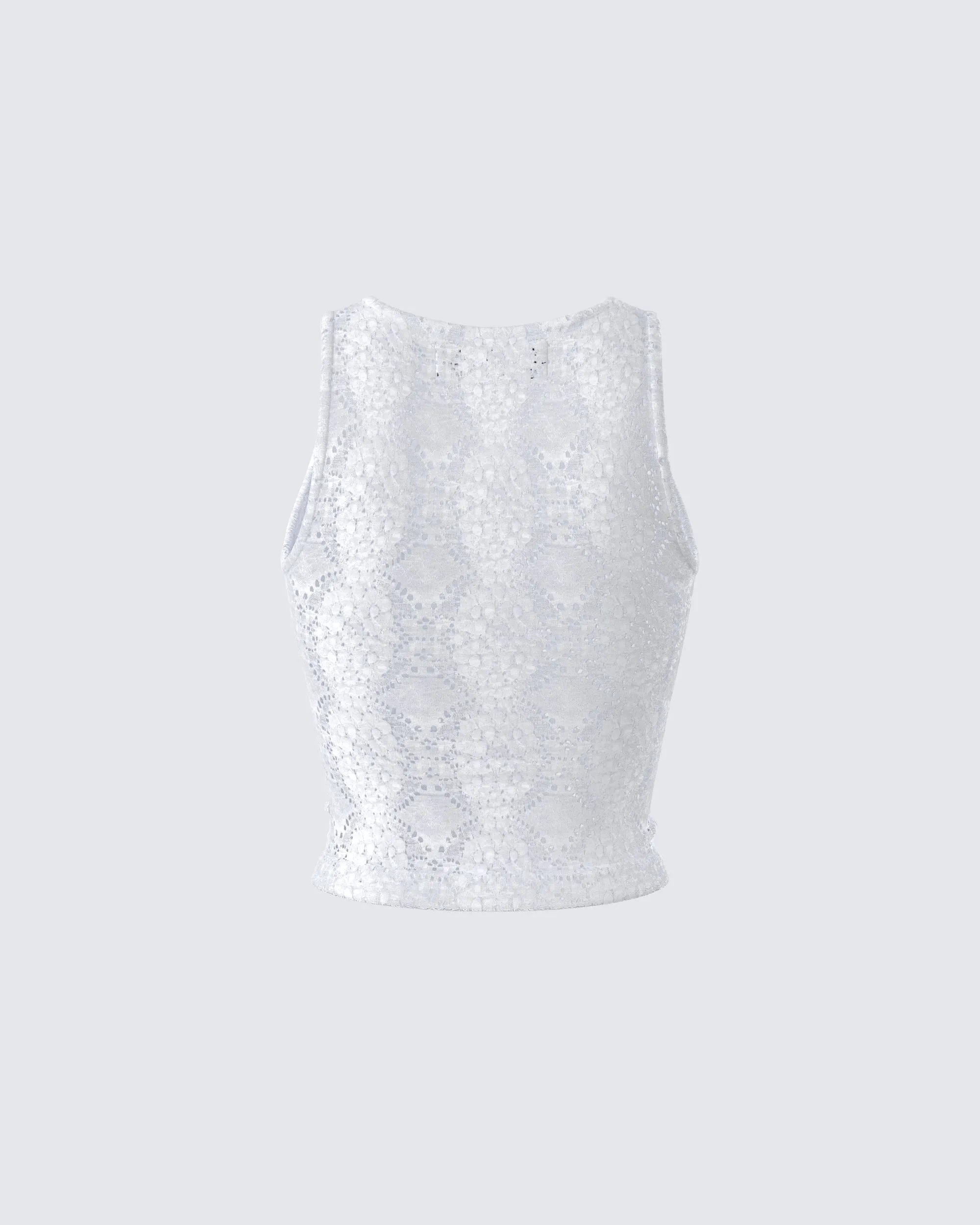 Teya White Pattern Top sold by Finesse product image thumbnail 3