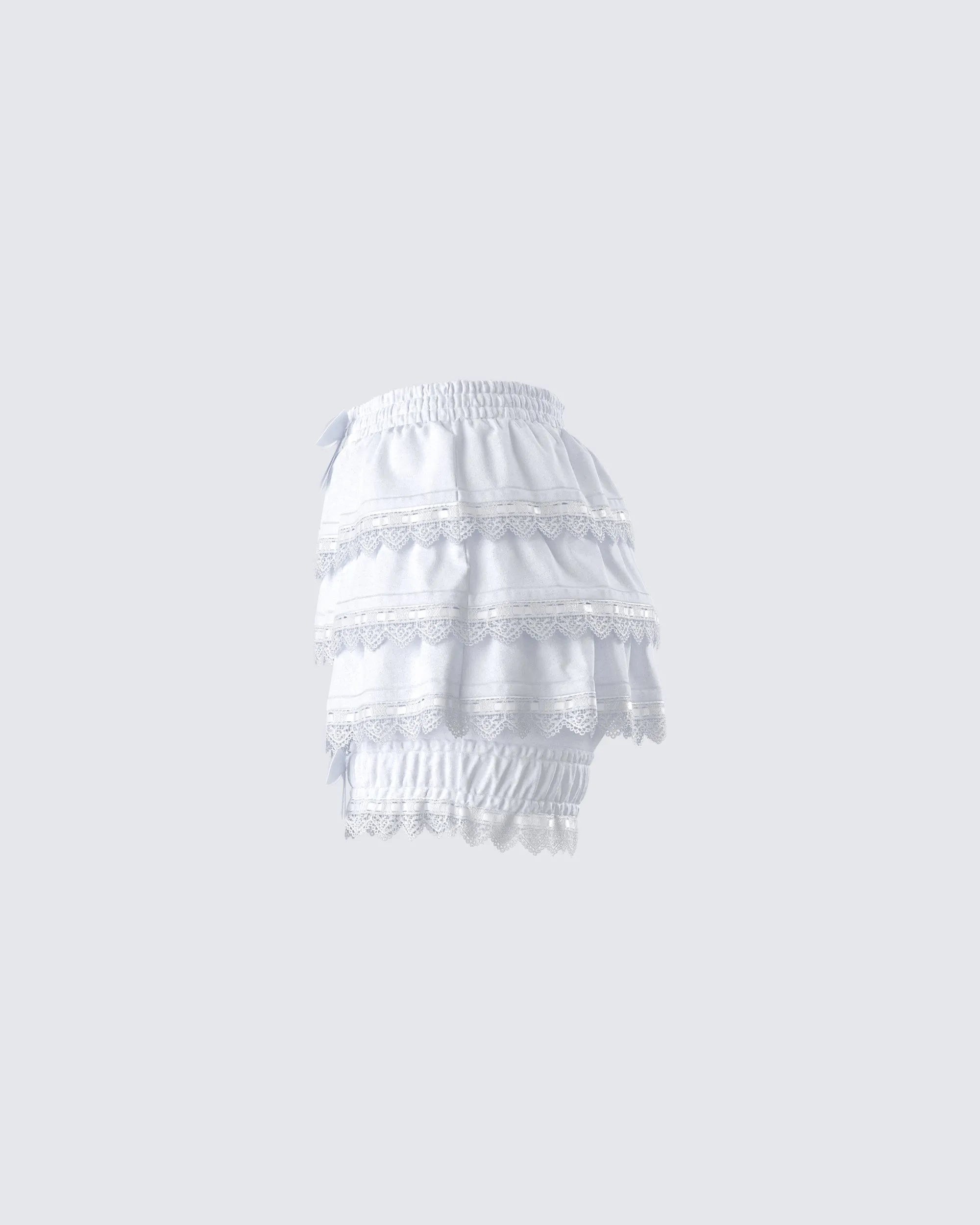 Shannyn White Ruffle Bloomer sold by Finesse product image thumbnail 2