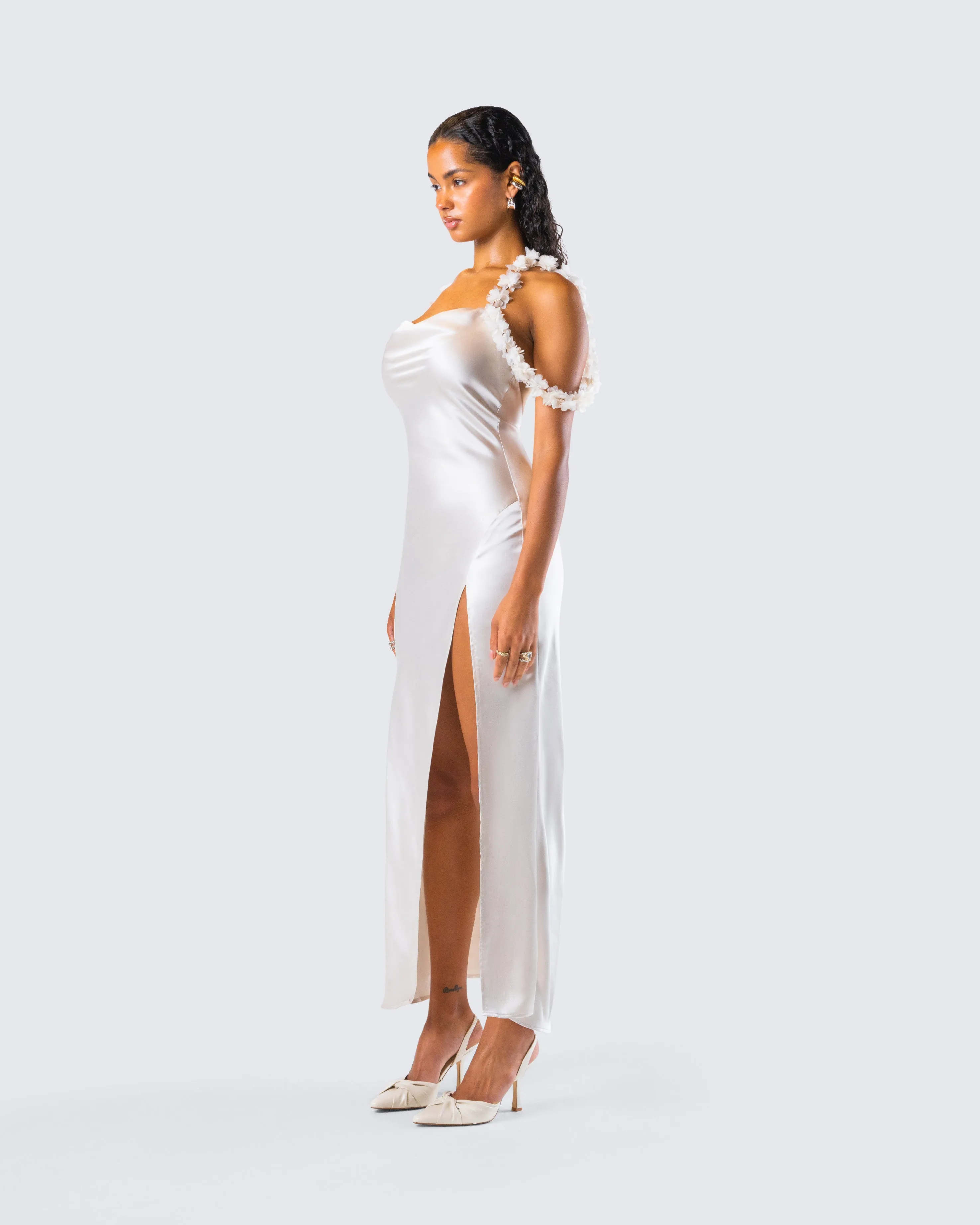 Danu Ivory Floral Applique Gown sold by Finesse product image thumbnail 5