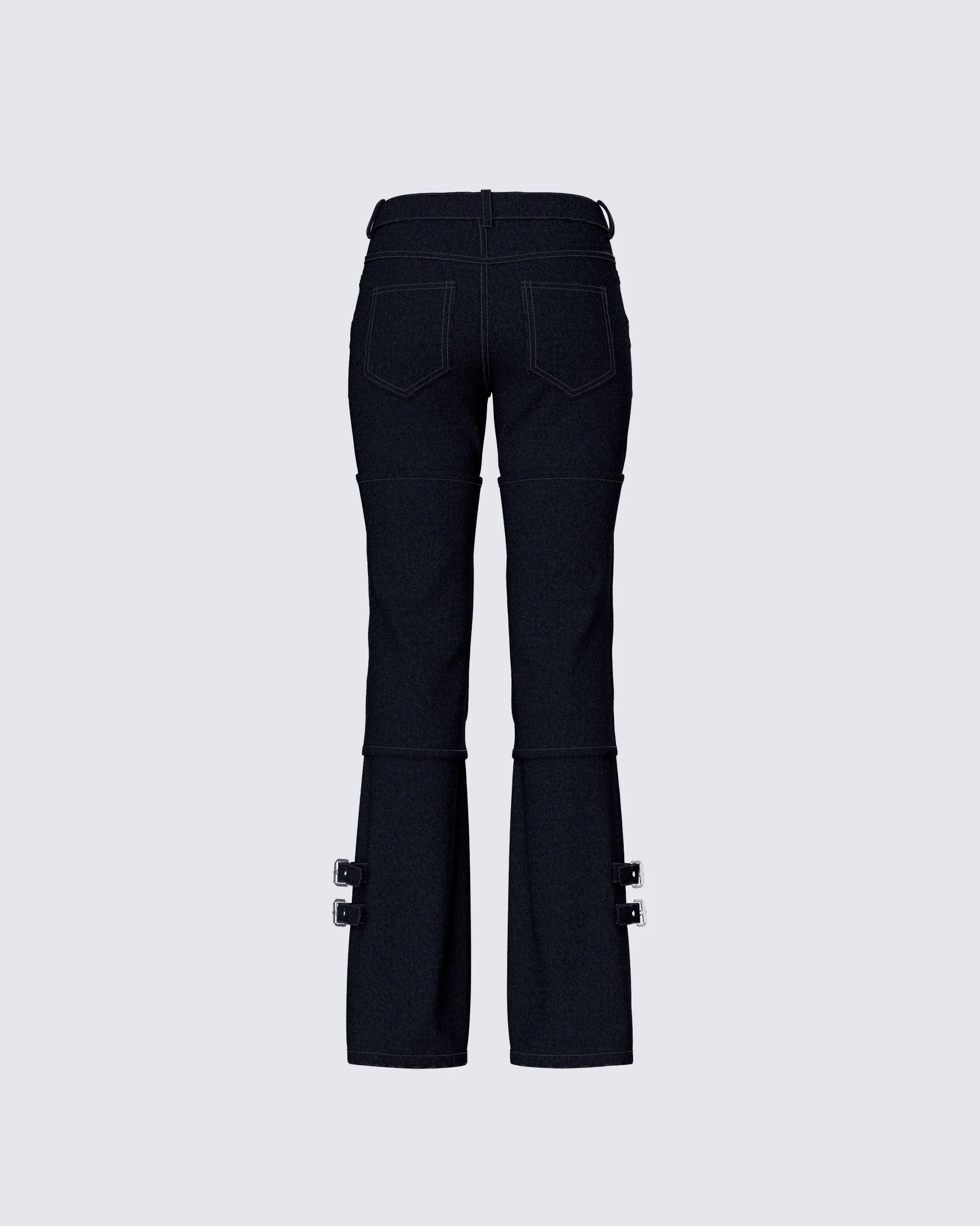 Serenity Black Denim Buckle Jean sold by Finesse product image thumbnail 3