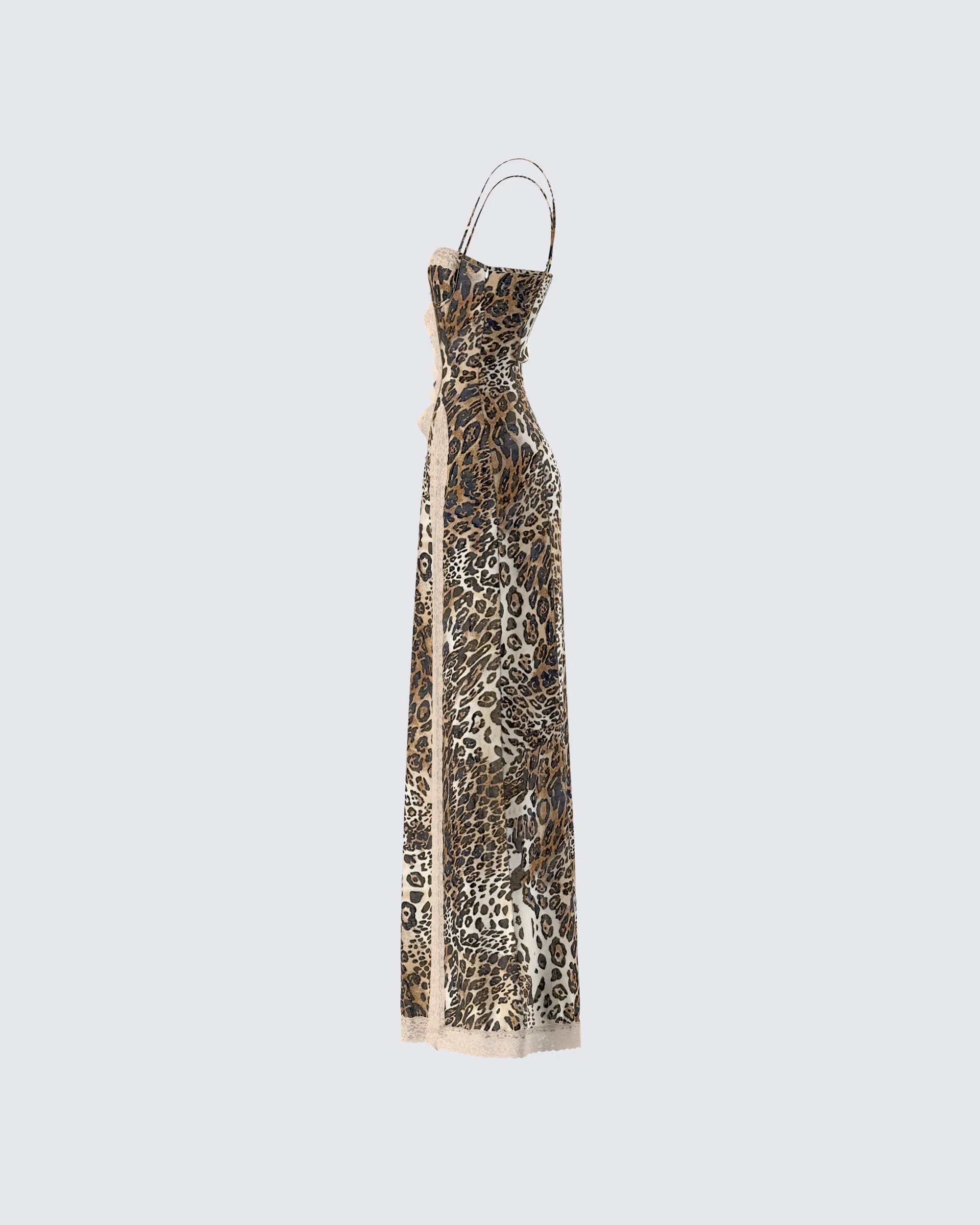 Royan Leopard Print Maxi Dress sold by Finesse product image thumbnail 2