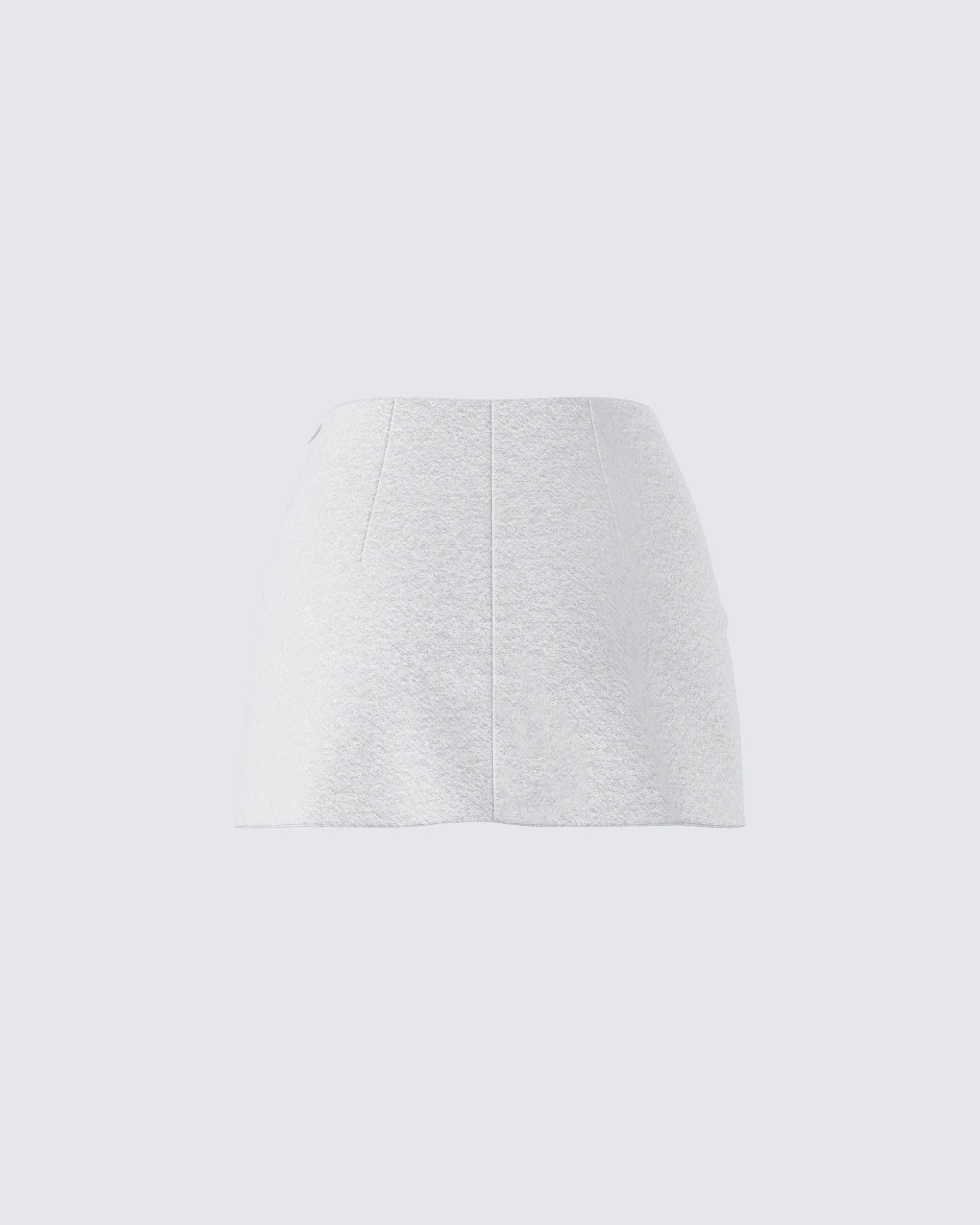 Kiraz Heather Grey Micro Mini Skirt sold by Finesse product image thumbnail 3