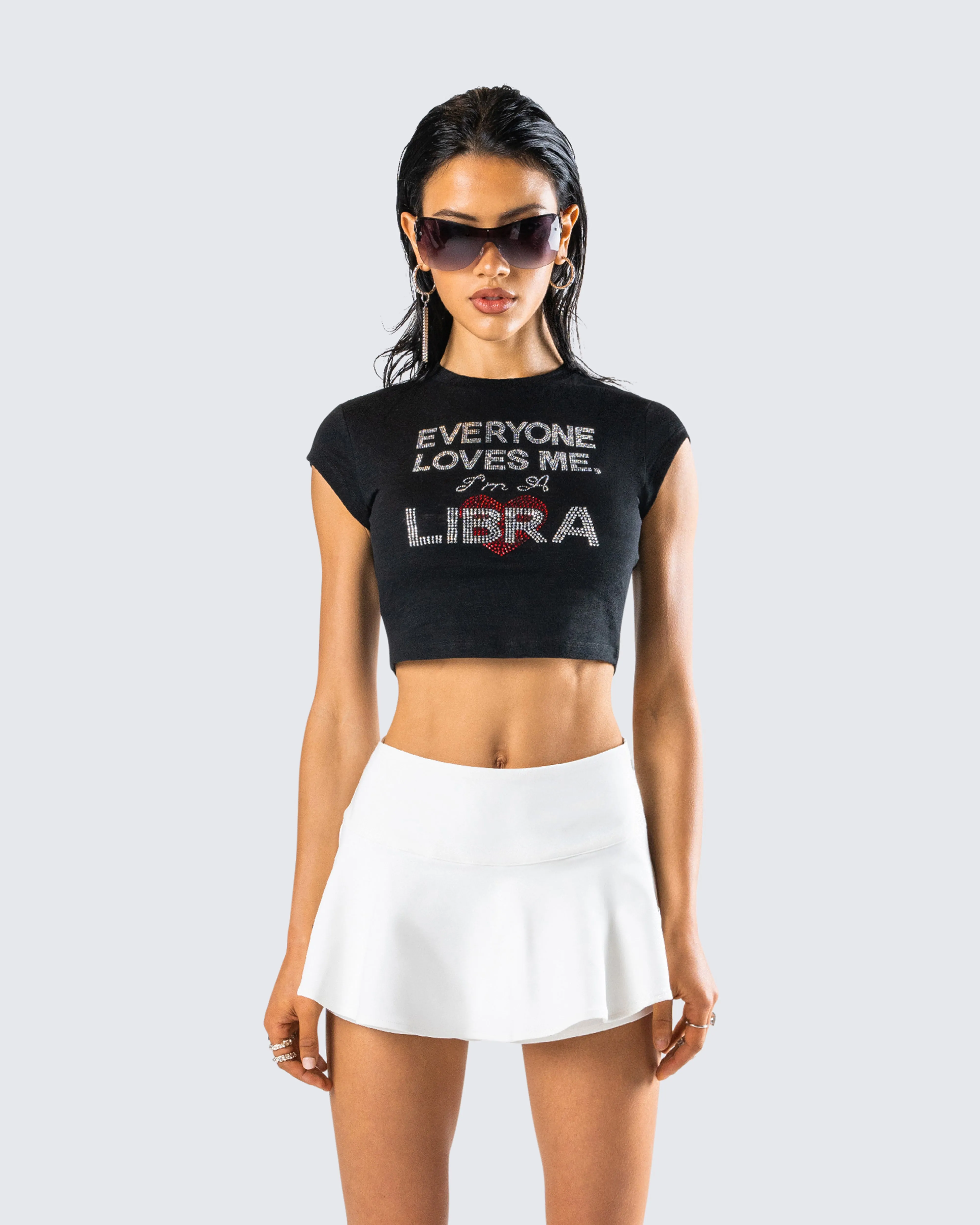 Kari Black Libra Graphic Top sold by Finesse product image thumbnail 4