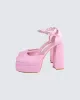 Beatrice Pink Platform Heel sold by Finesse