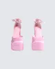 Beatrice Pink Platform Heel sold by Finesse