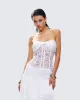 Zaya White Lace Corset Top sold by Finesse