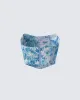 Eunji Multi Jacquard Corset Top sold by Finesse