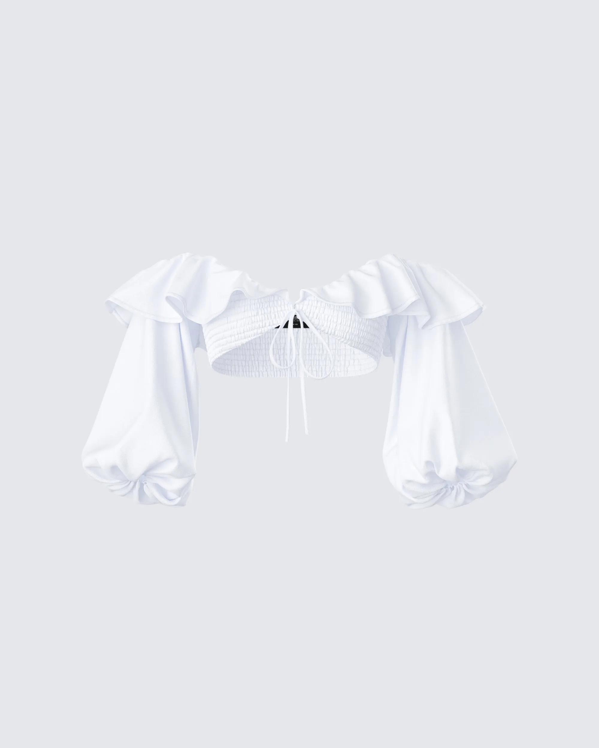 Villi White Off Shoulder Top sold by Finesse