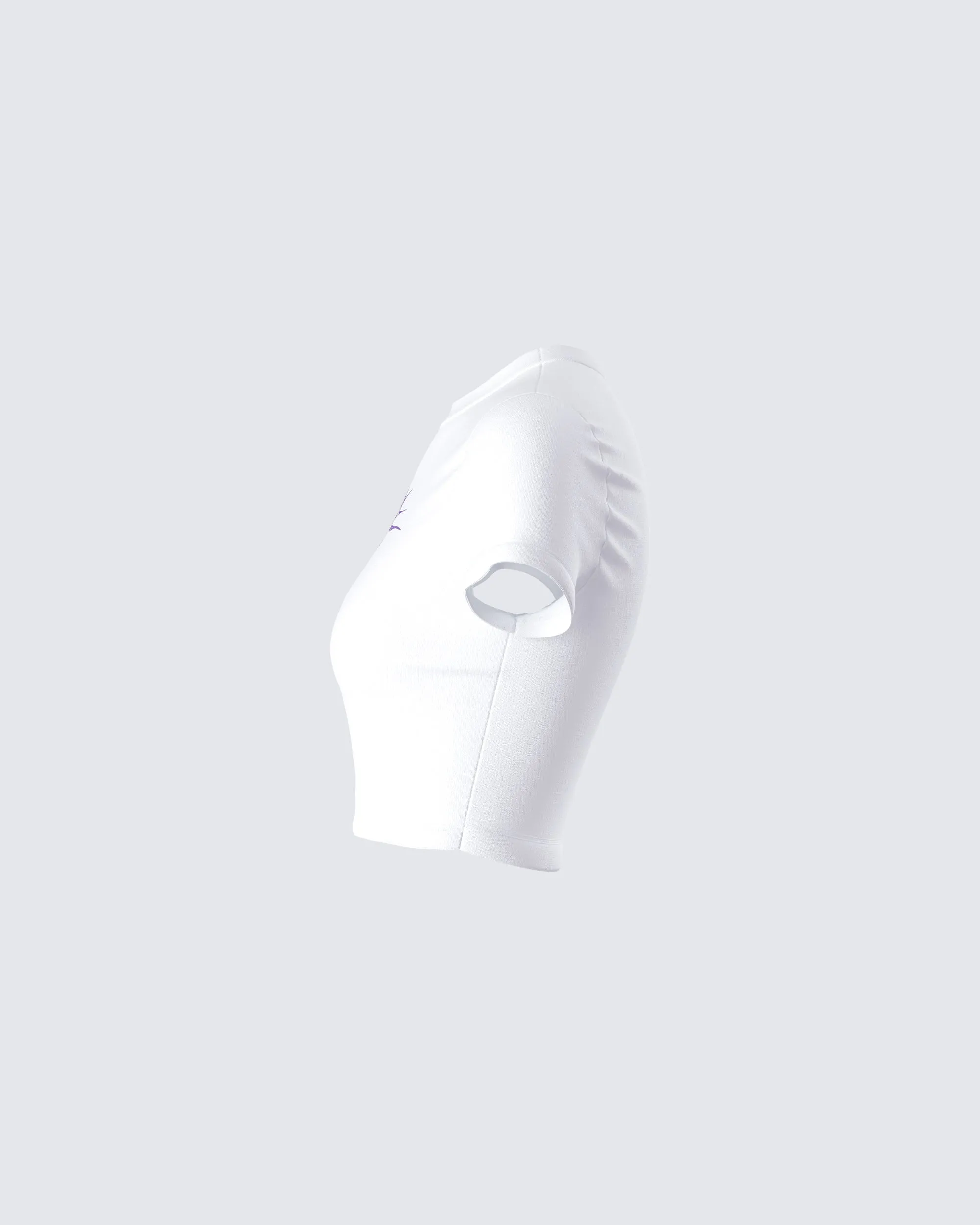 Dena White Jersey Graphic Top sold by Finesse product image thumbnail 2