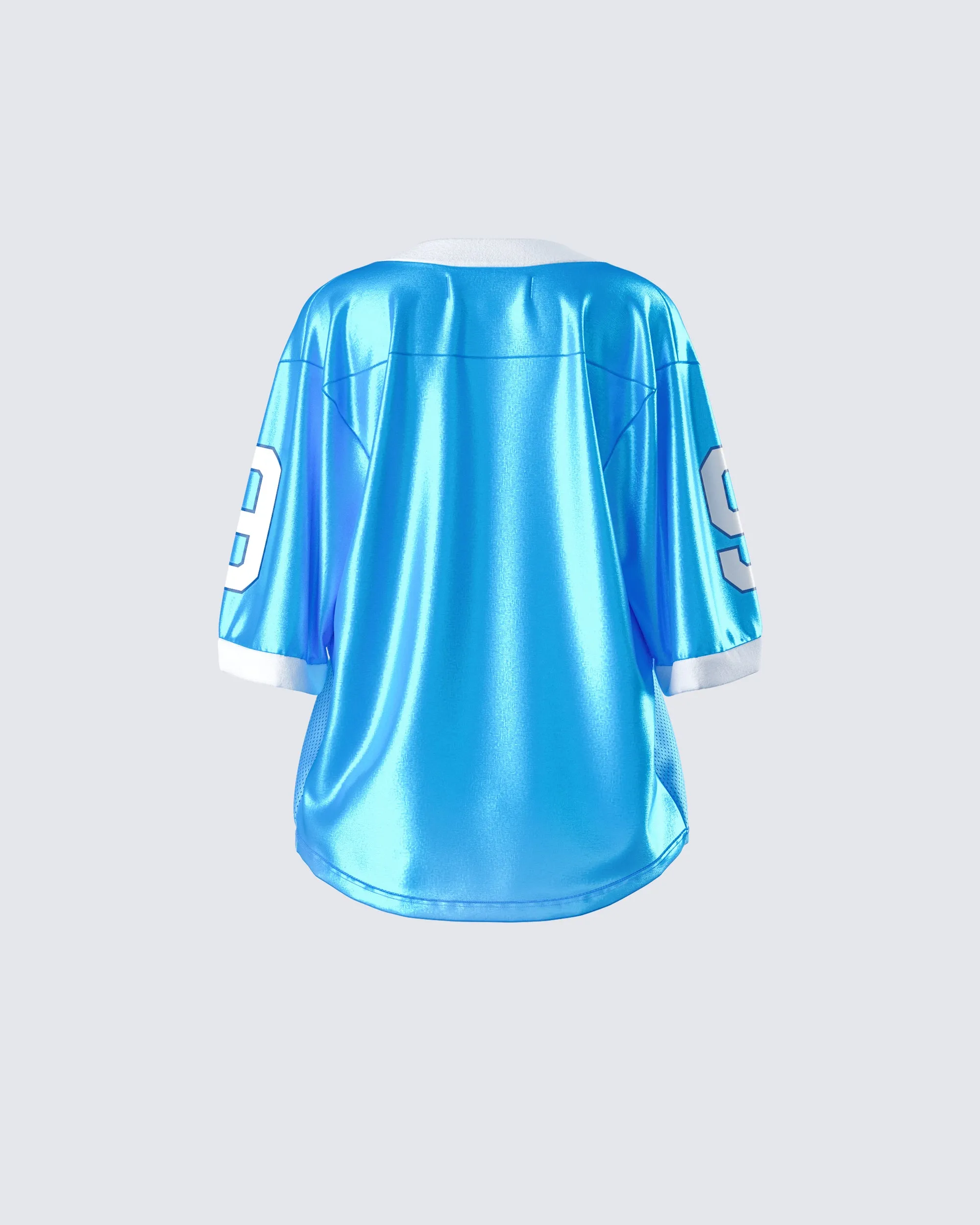 Amia Blue Graphic Sports Jersey Top sold by Finesse product image thumbnail 3