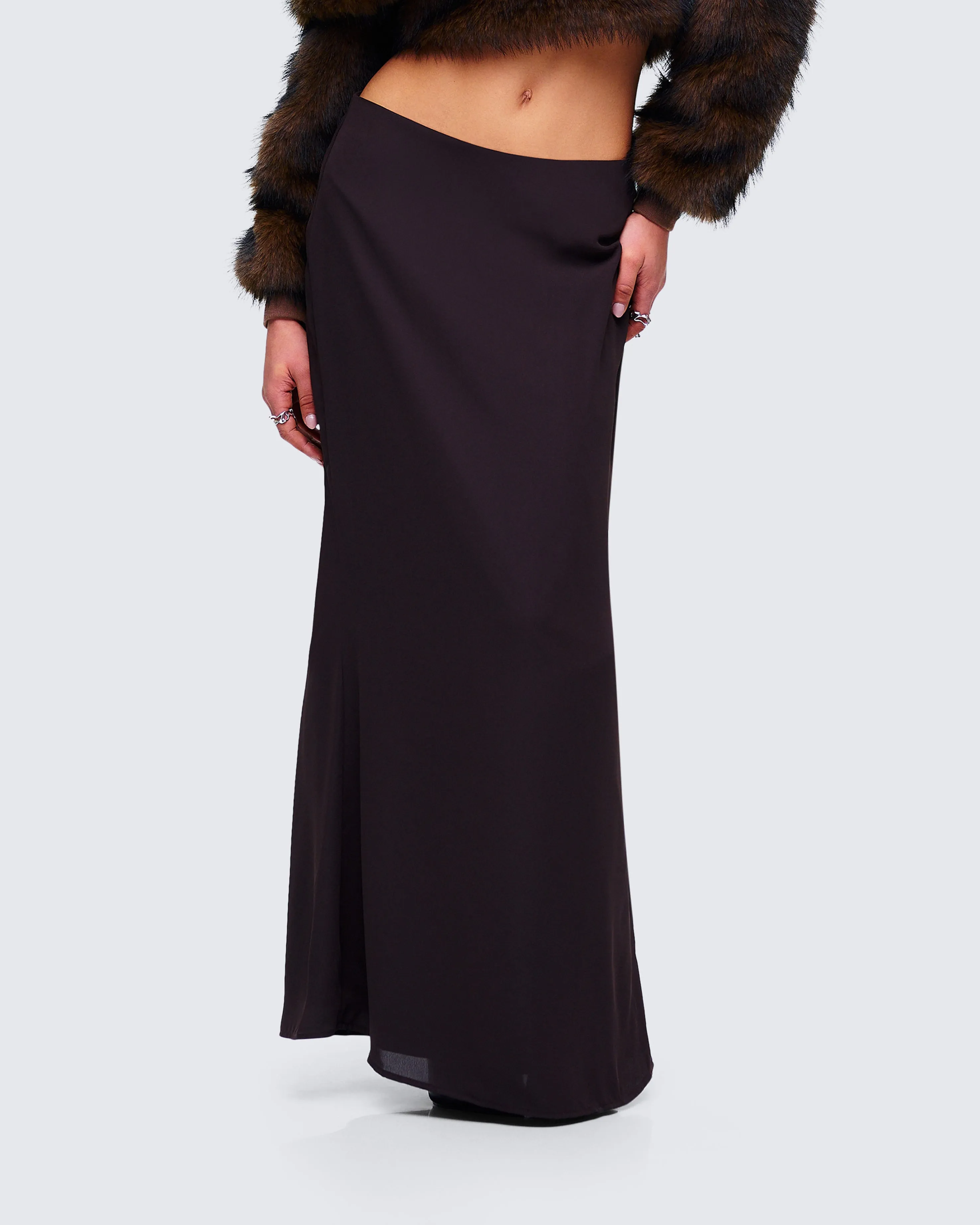 Nadi Brown Maxi Skirt sold by Finesse product image thumbnail 5