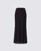 Nadi Brown Maxi Skirt sold by Finesse
