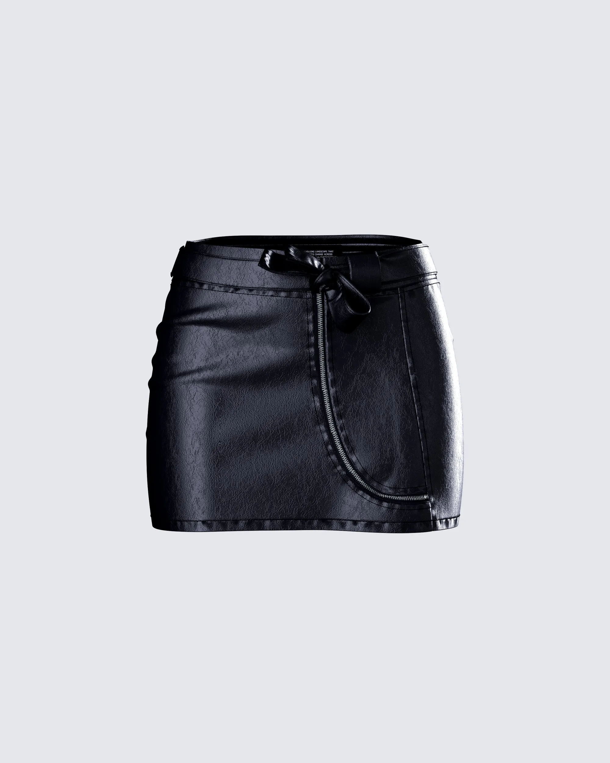 Darah Black Micro Mini Skirt sold by Finesse