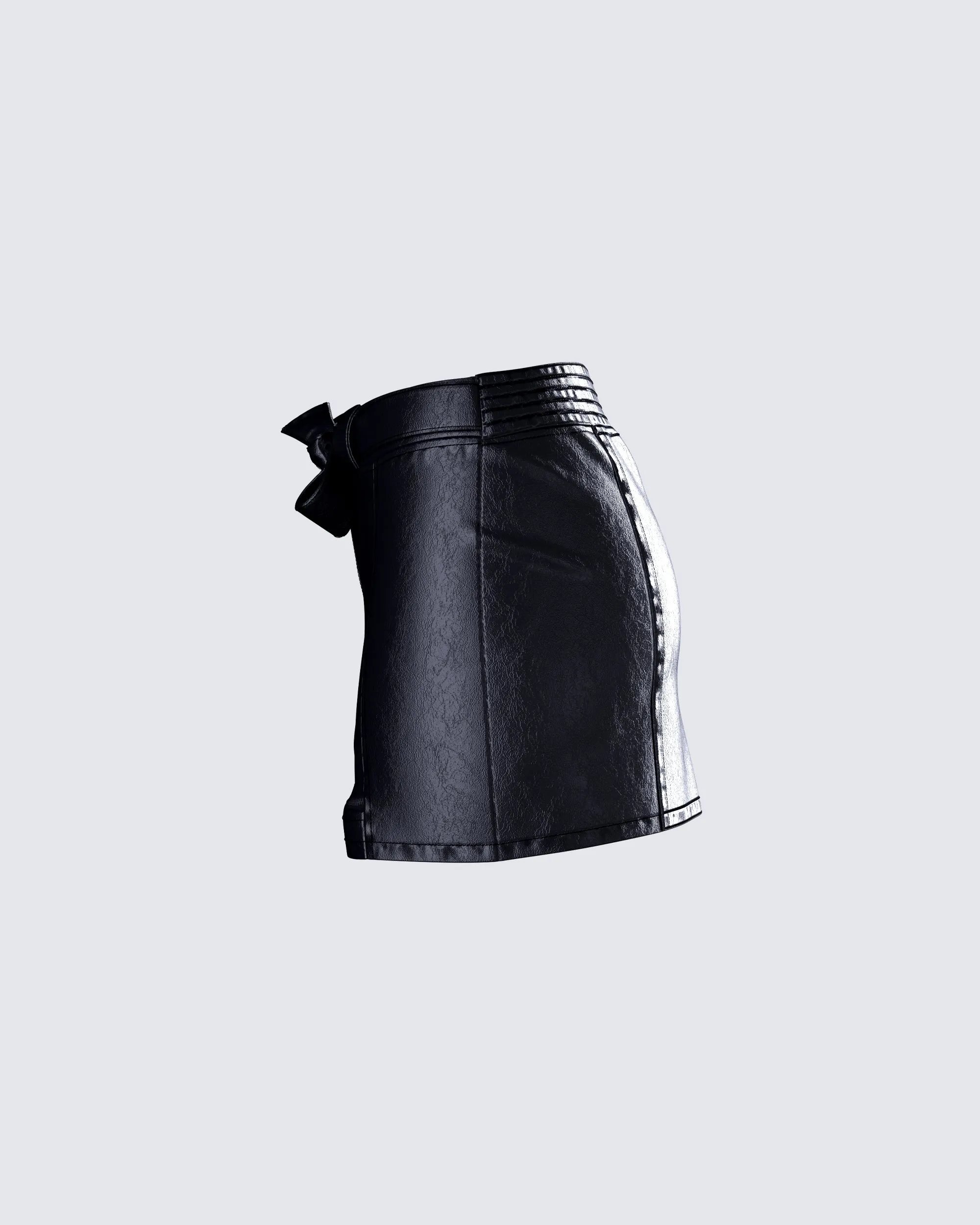 Darah Black Micro Mini Skirt sold by Finesse product image thumbnail 2