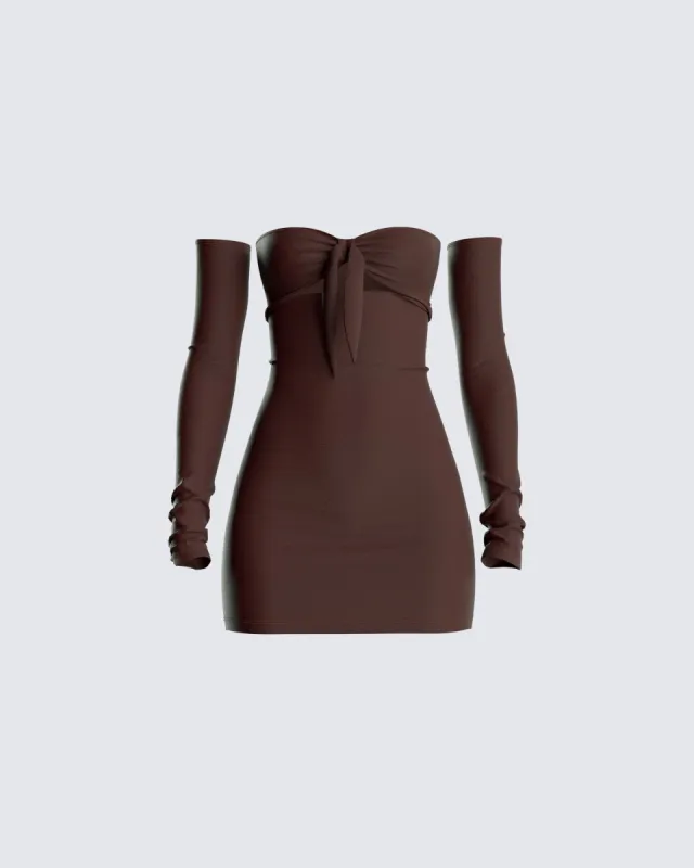 Emsley Brown Tie Mini Dress sold by Finesse