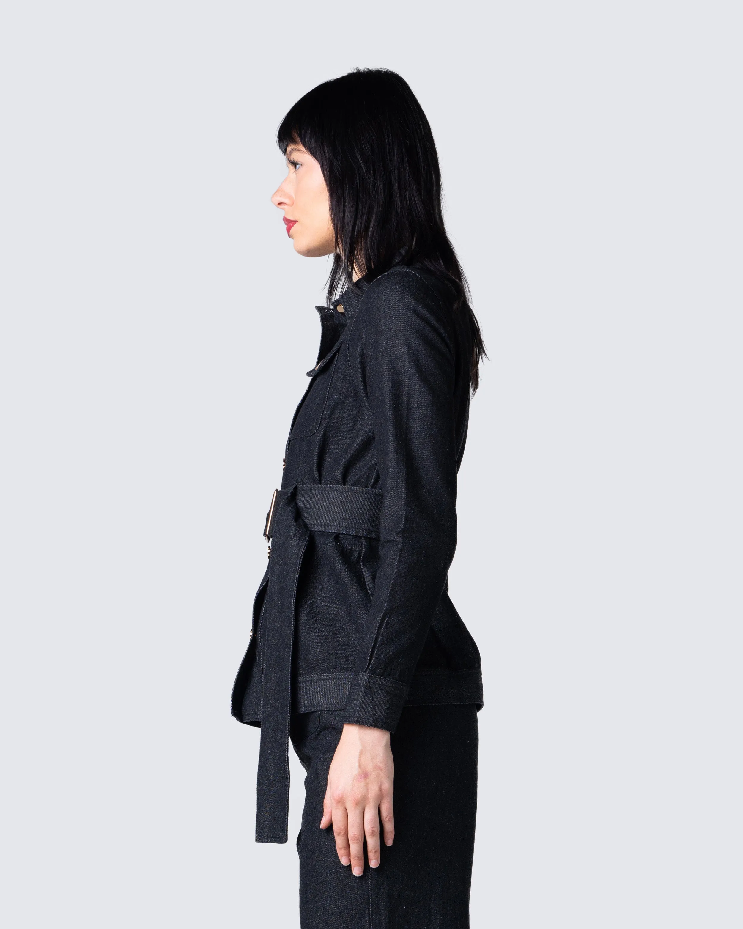 Robin Black Jean Jacket sold by Finesse product image thumbnail 5