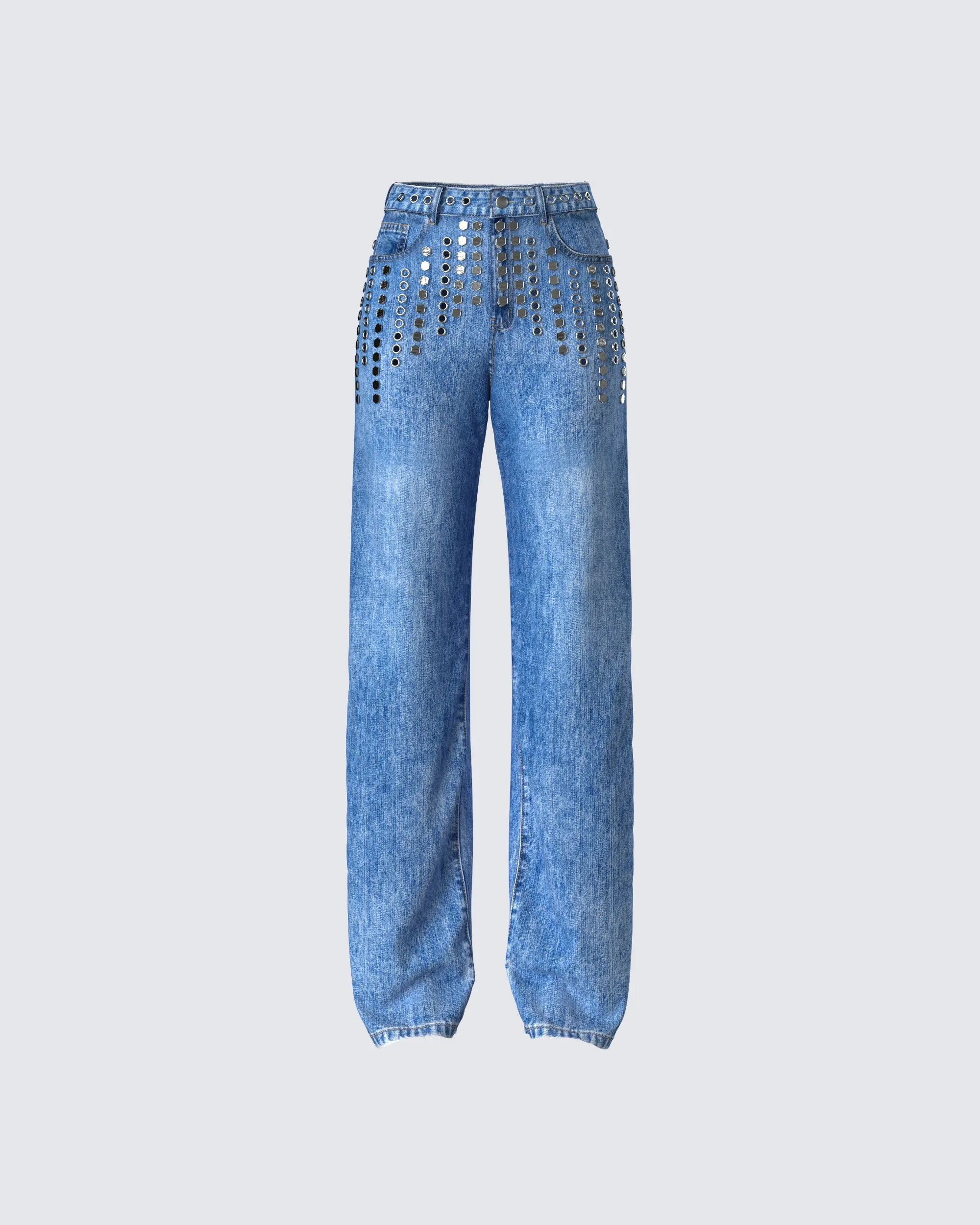 Vanora Grommet and Stud Jean sold by Finesse
