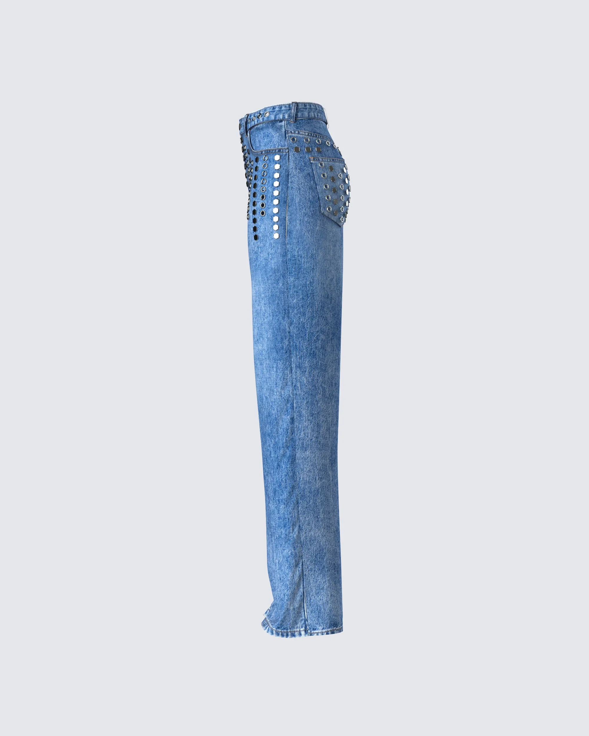 Vanora Grommet and Stud Jean sold by Finesse product image thumbnail 2