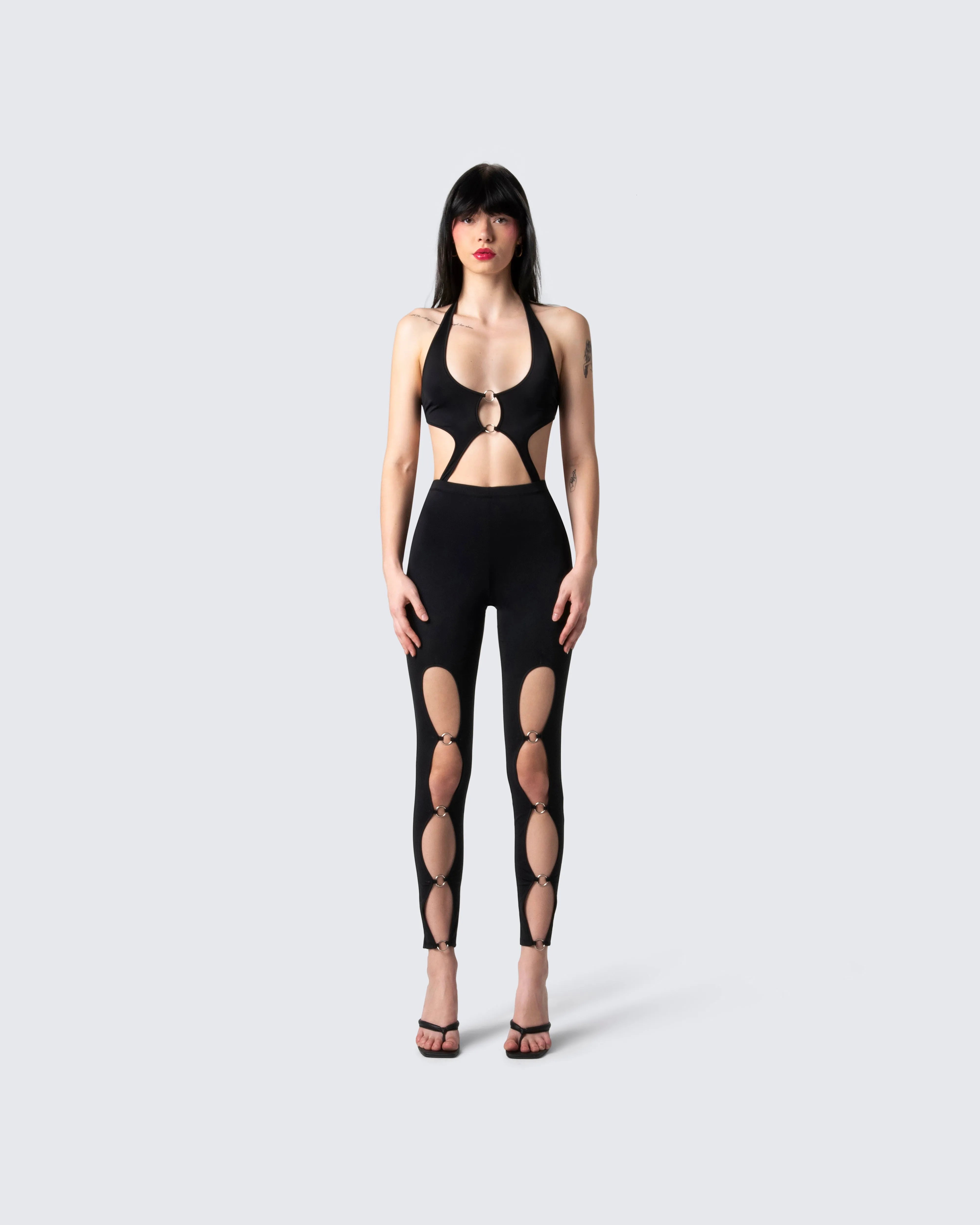 Desi Cut Out Catsuit sold by Finesse product image thumbnail 4