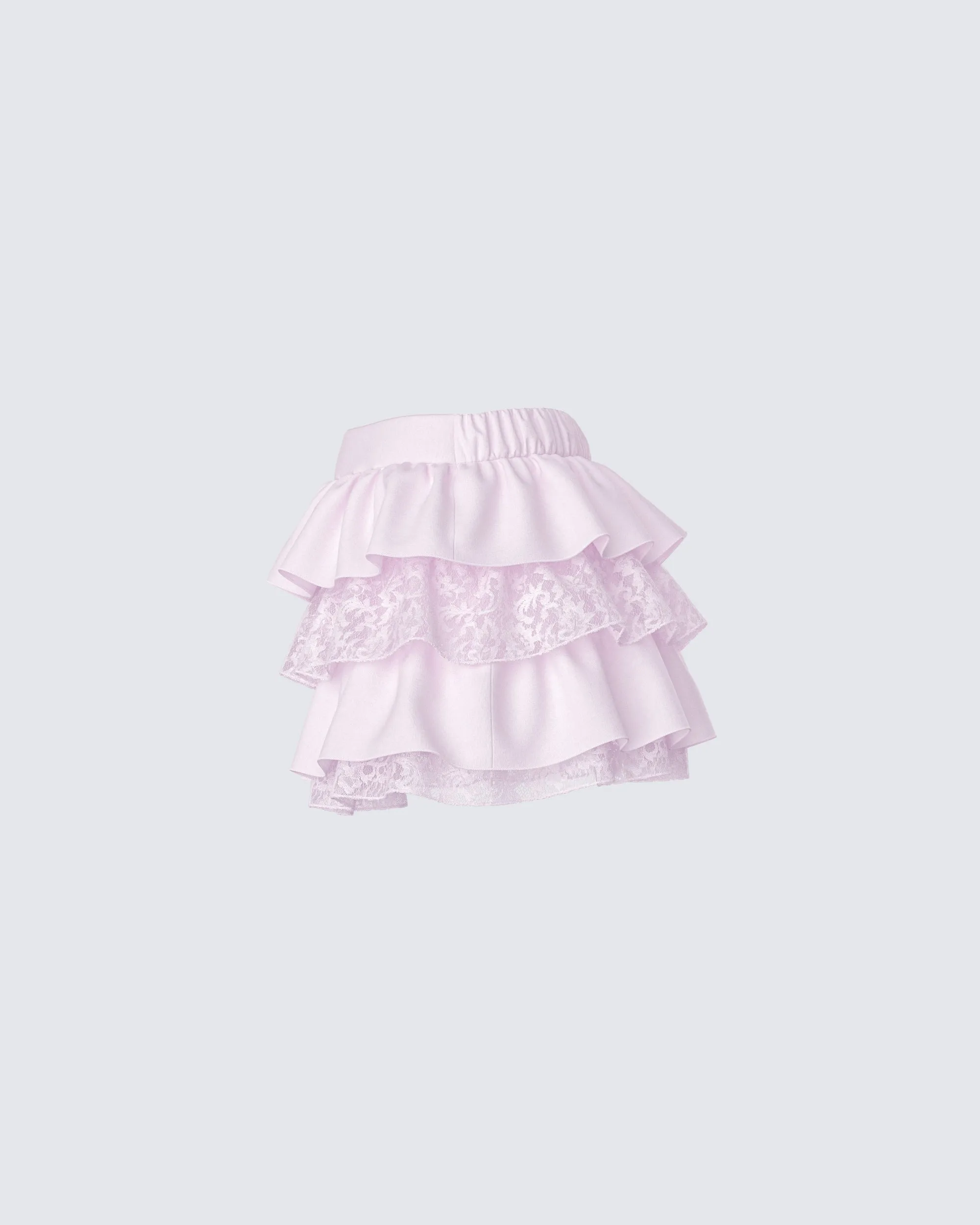 Maris Pink Tiered Ruffle Mini Skirt sold by Finesse product image thumbnail 2