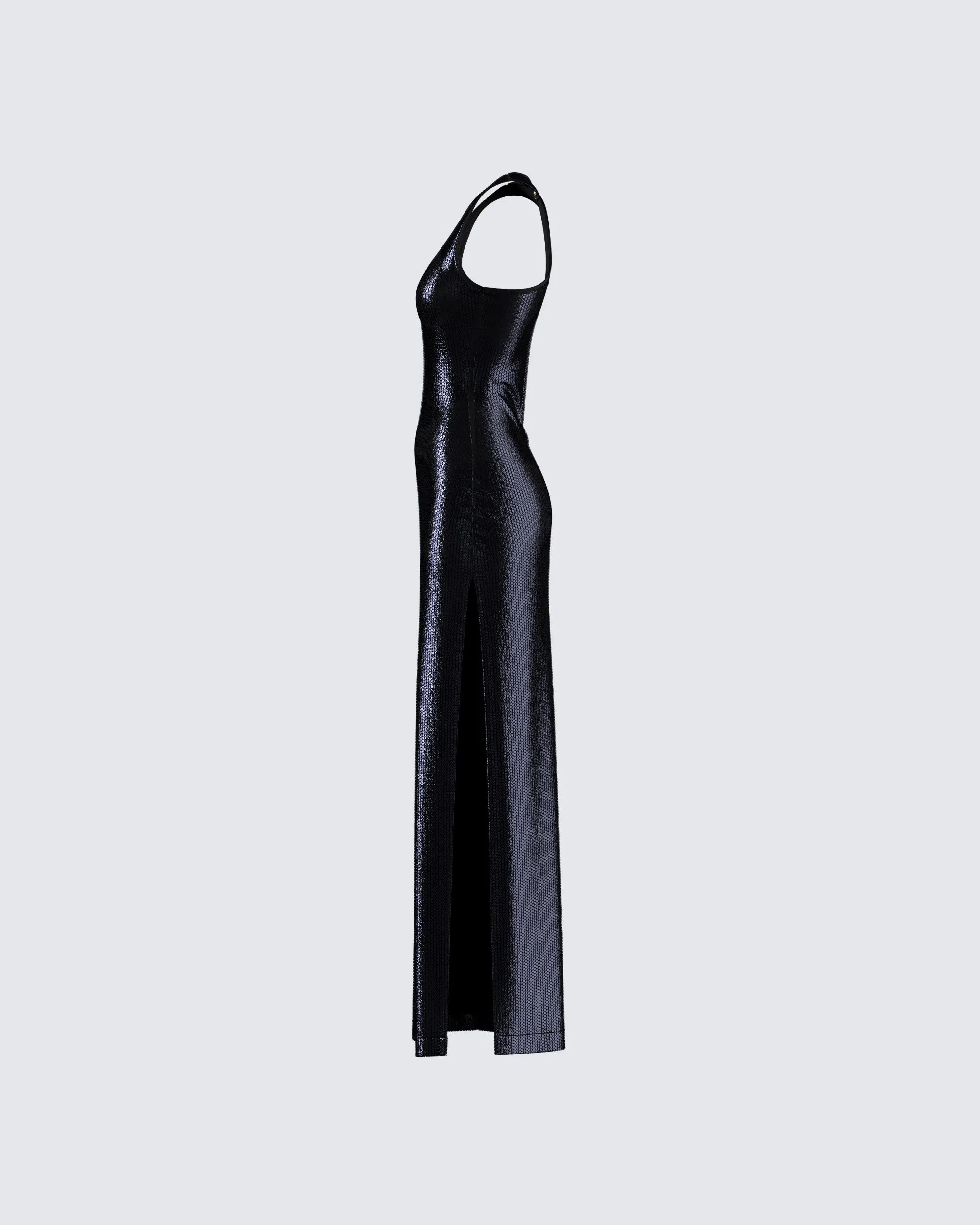 Donatella Black Sequin Maxi Dress sold by Finesse product image thumbnail 2