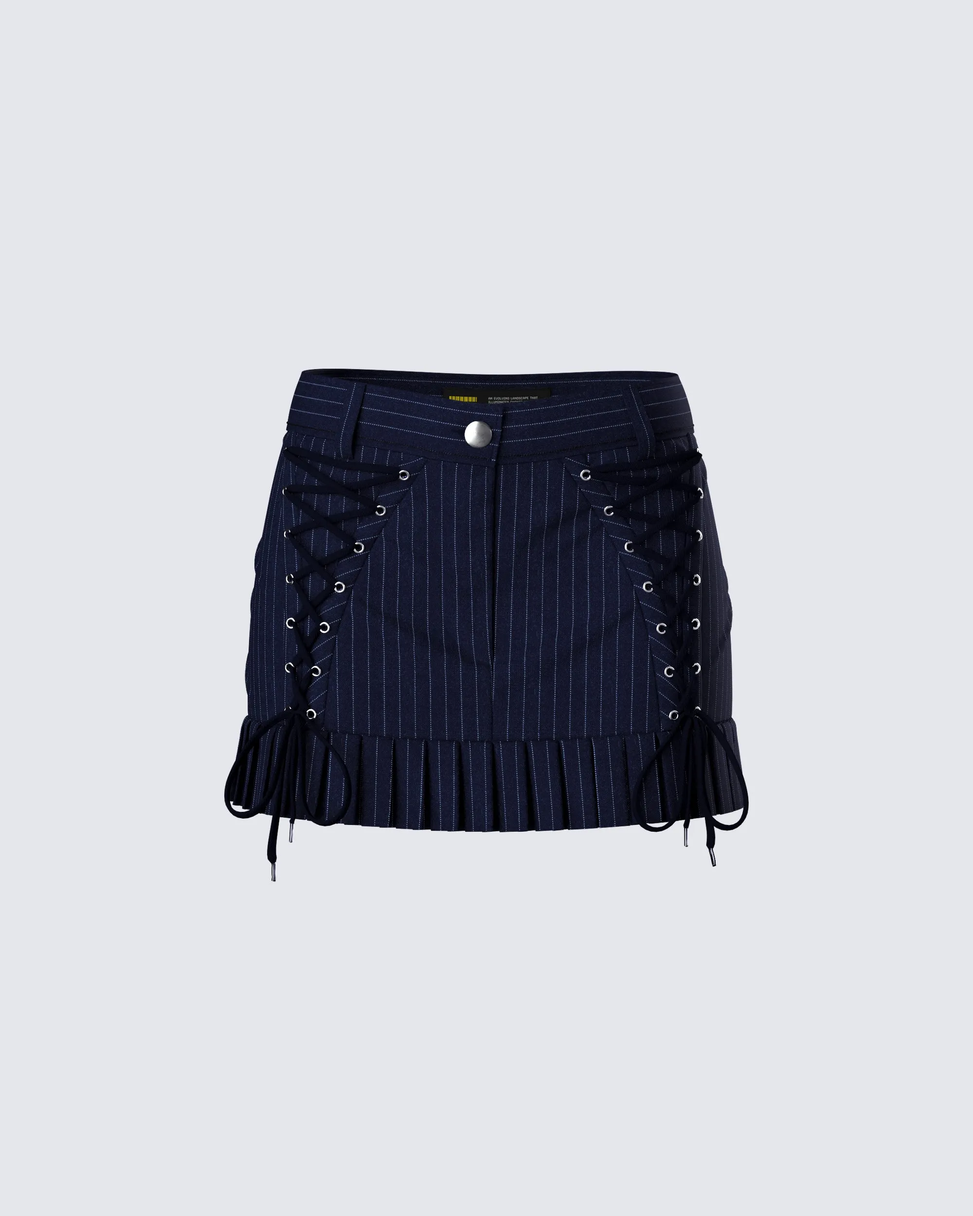 Alandra Pinstripe Mini Skirt sold by Finesse