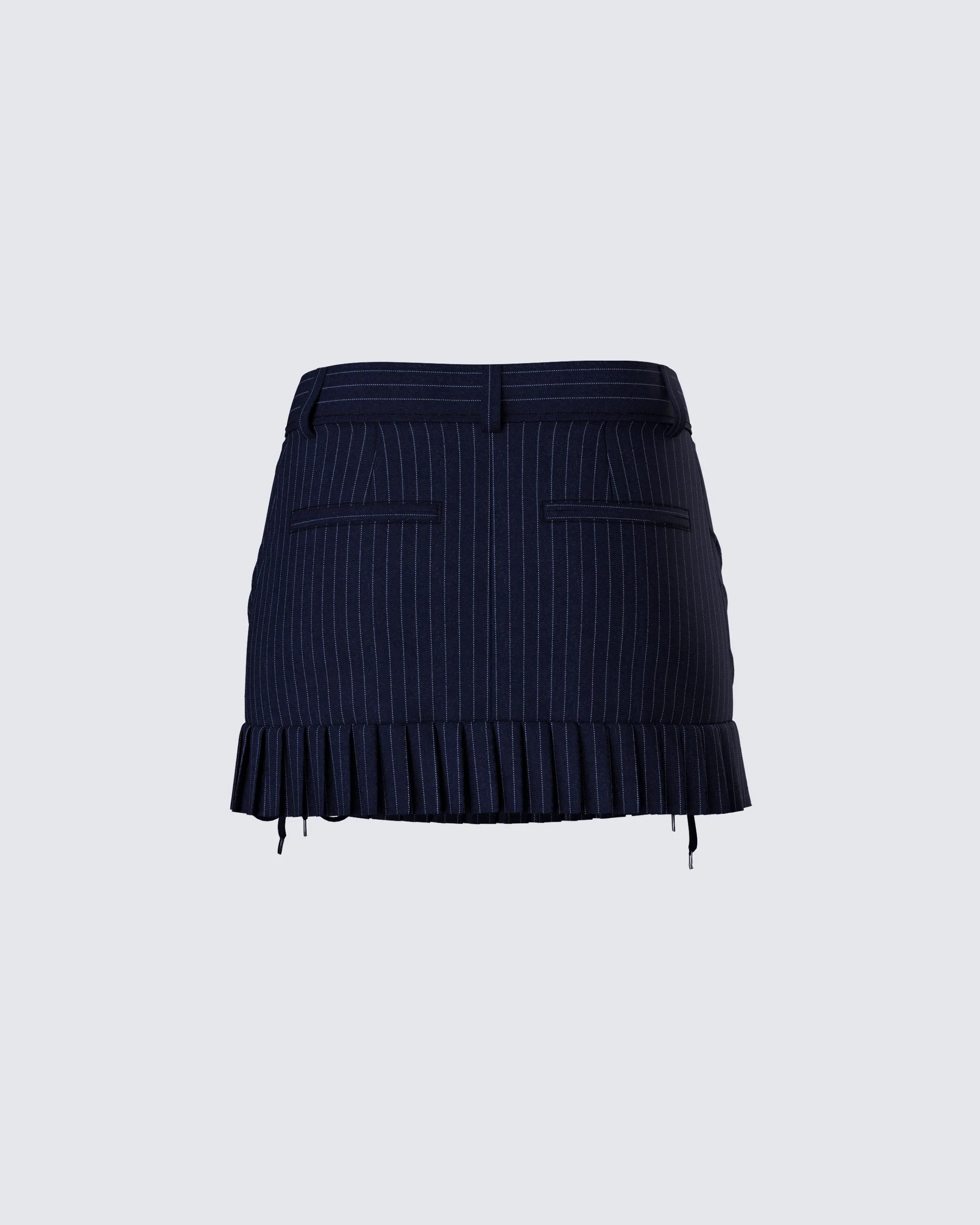 Alandra Pinstripe Mini Skirt sold by Finesse product image thumbnail 3
