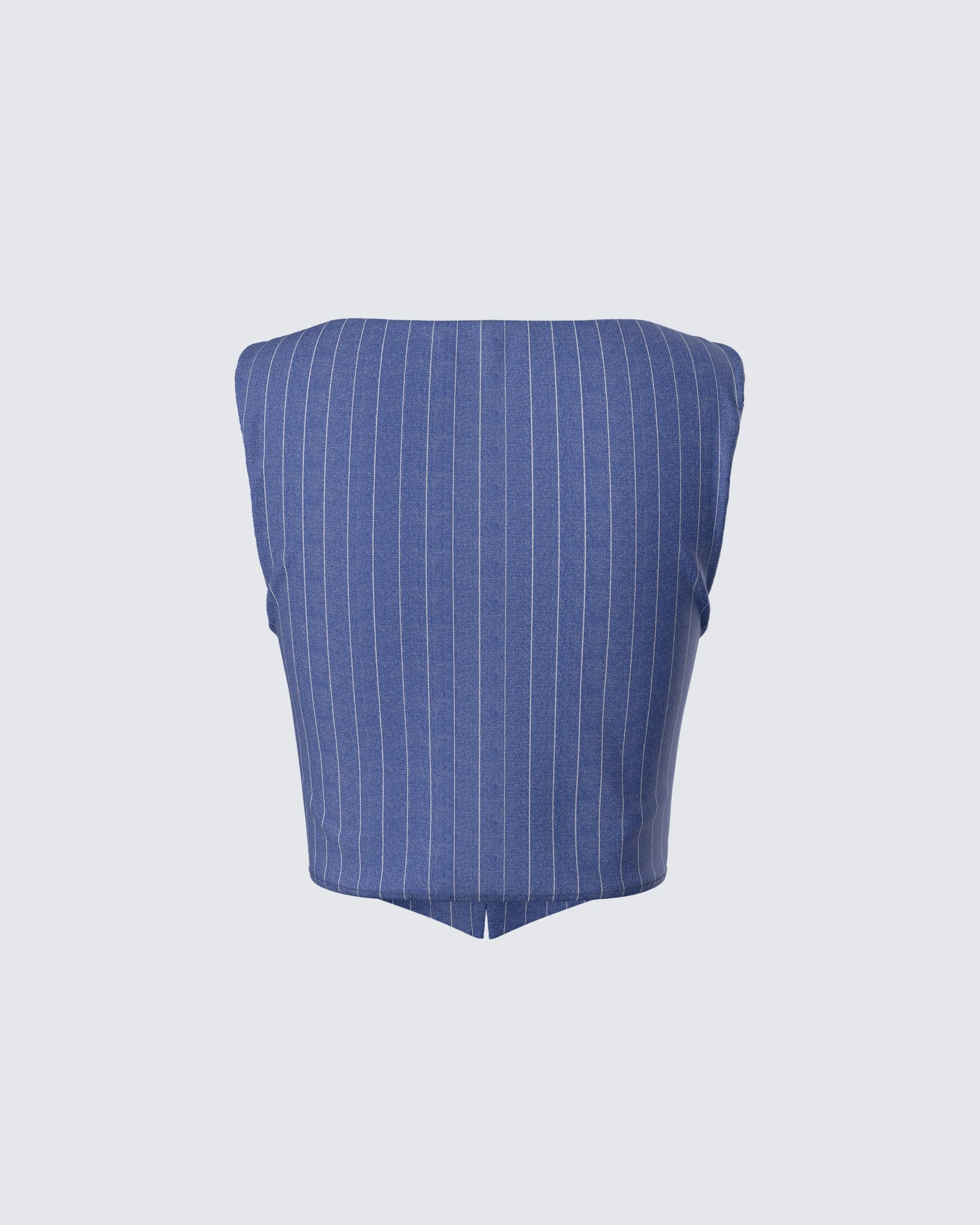 Ziva Grey Pinstripe Top sold by Finesse product image thumbnail 3
