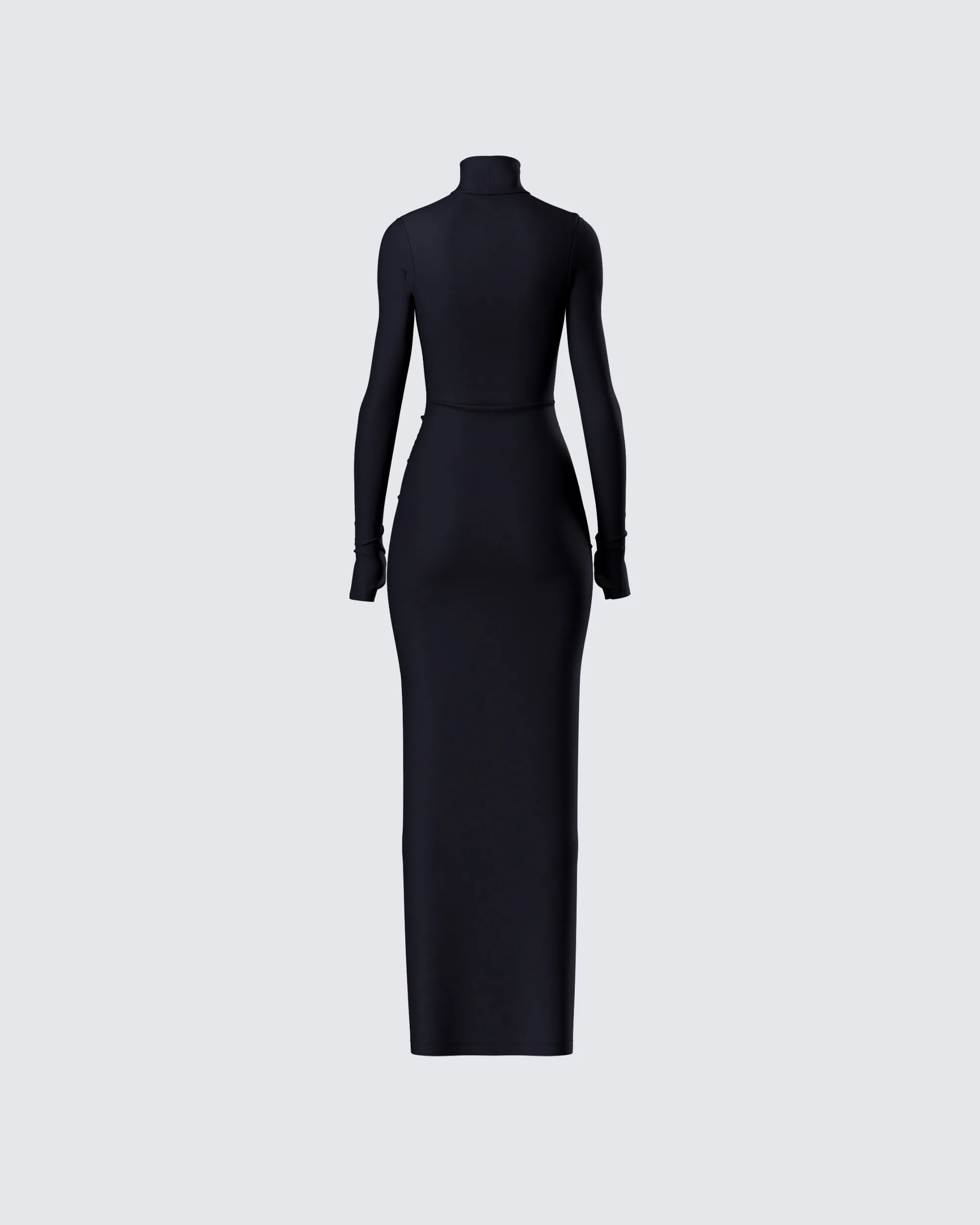 Haize Black Column Maxi Dress sold by Finesse product image thumbnail 3