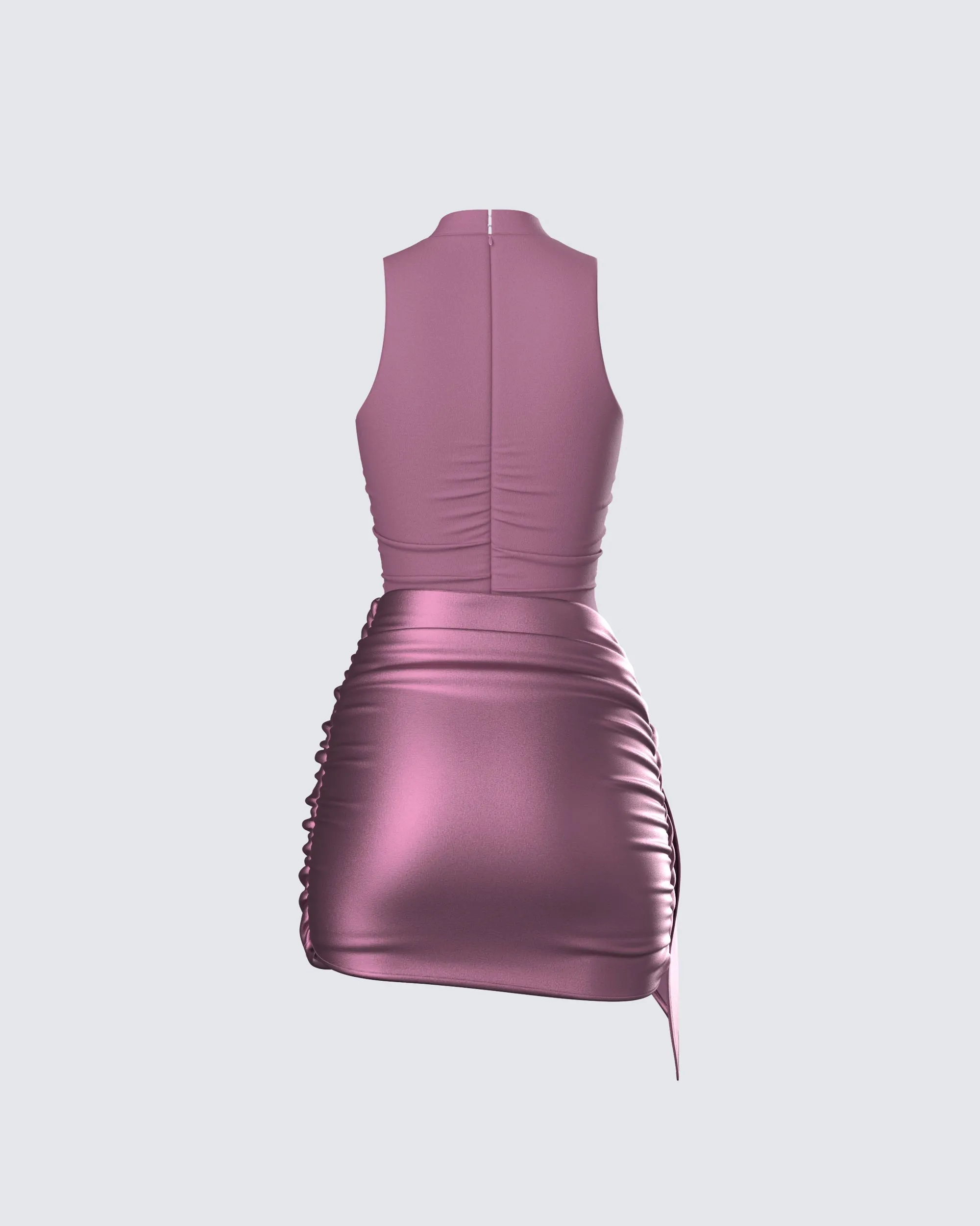 Lindsey Rose Wrap Mini Dress sold by Finesse product image thumbnail 3