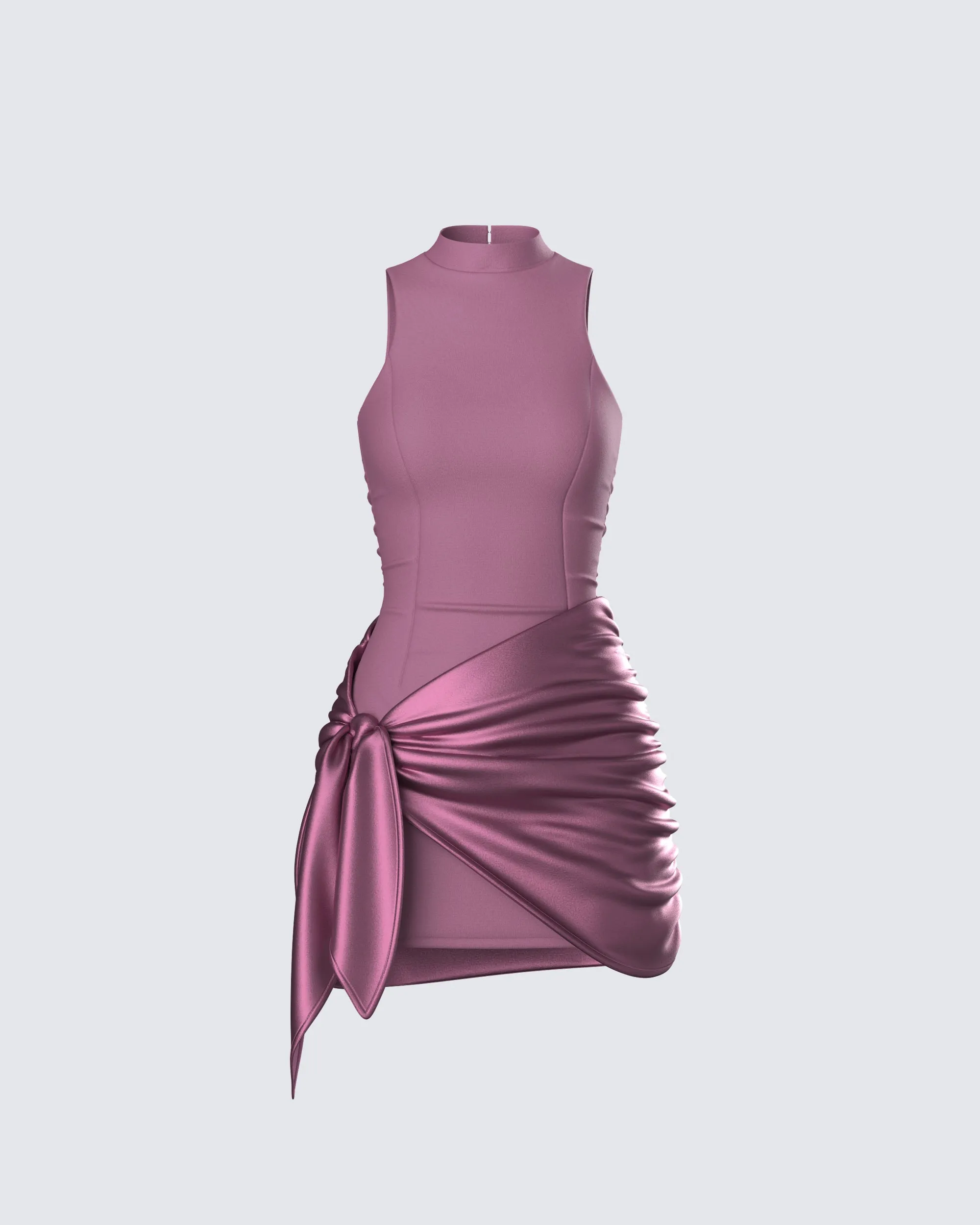 Lindsey Rose Wrap Mini Dress sold by Finesse