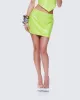 Courtney Yellow Sequin Mini Skirt sold by Finesse