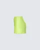 Courtney Yellow Sequin Mini Skirt sold by Finesse