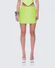 Courtney Yellow Sequin Mini Skirt sold by Finesse