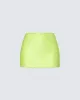 Courtney Yellow Sequin Mini Skirt sold by Finesse