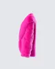 Rosamond Hot Pink Vegan Fur Jacket sold by Finesse