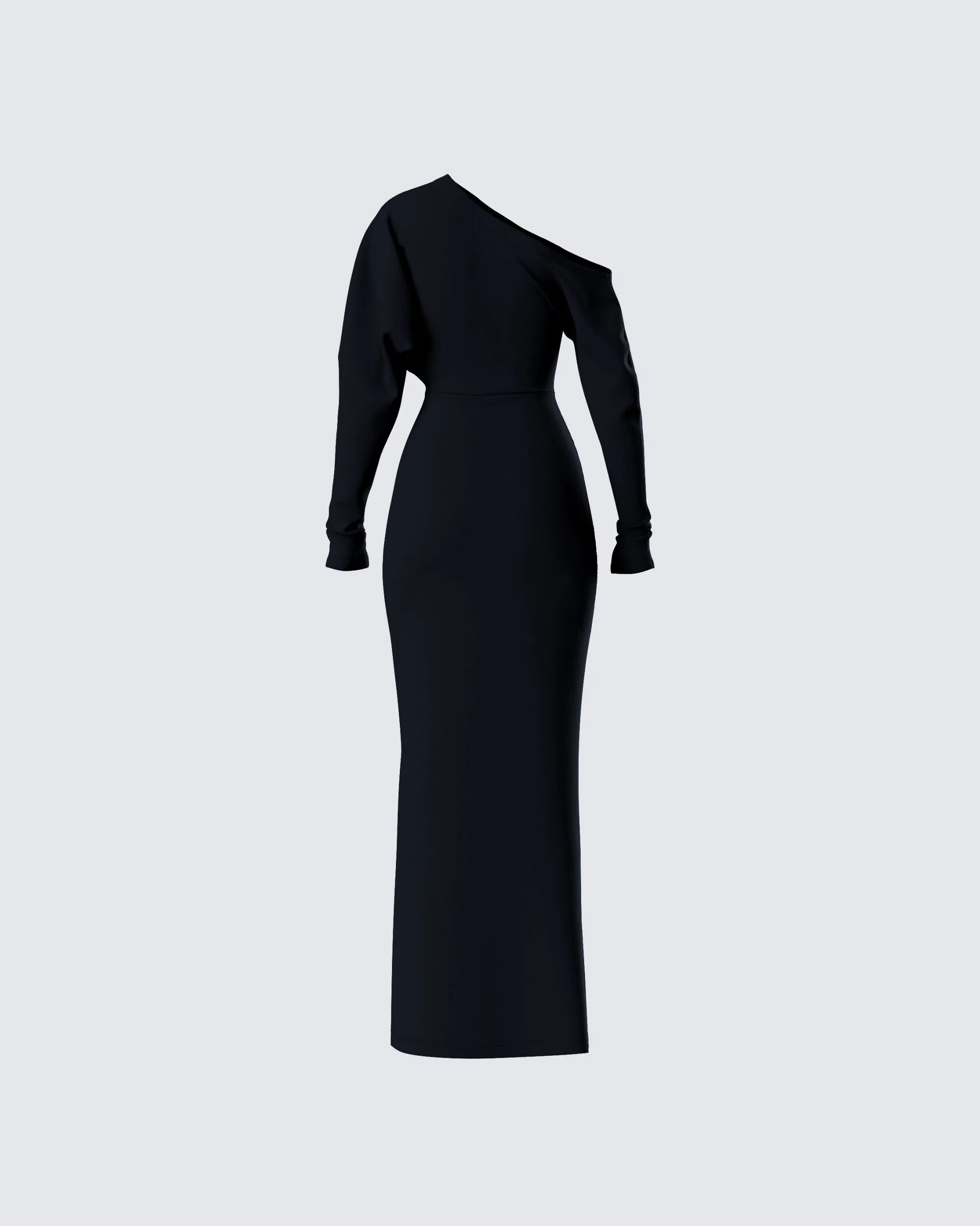 Morwena Black Off Shoulder Maxi Dress sold by Finesse product image thumbnail 3