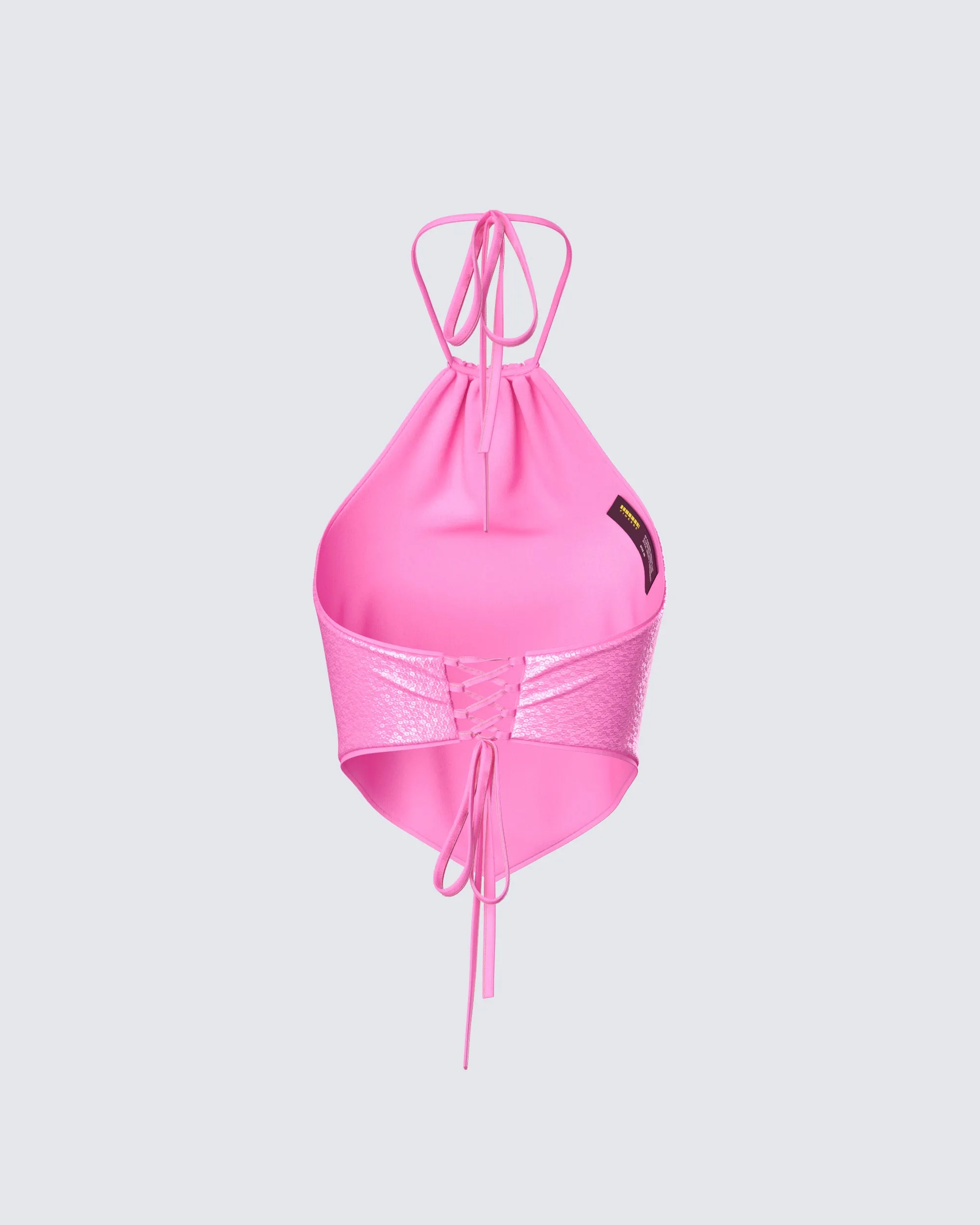 Courtney Pink Sequin Top sold by Finesse product image thumbnail 3