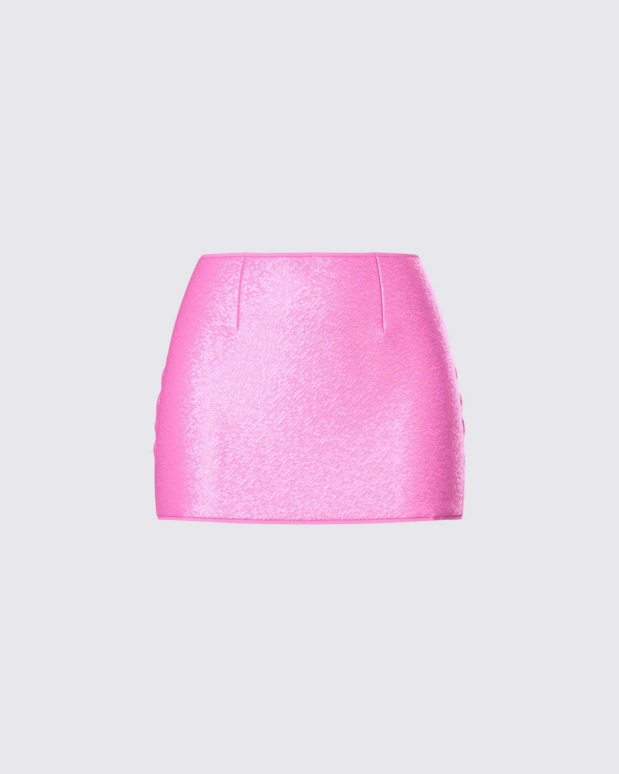 Courtney Pink Sequin Mini Skirt sold by Finesse