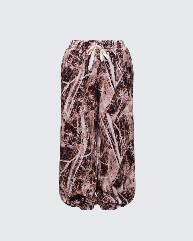 Braewyn Hunting Camo Toggled Sweatpants sold by Finesse