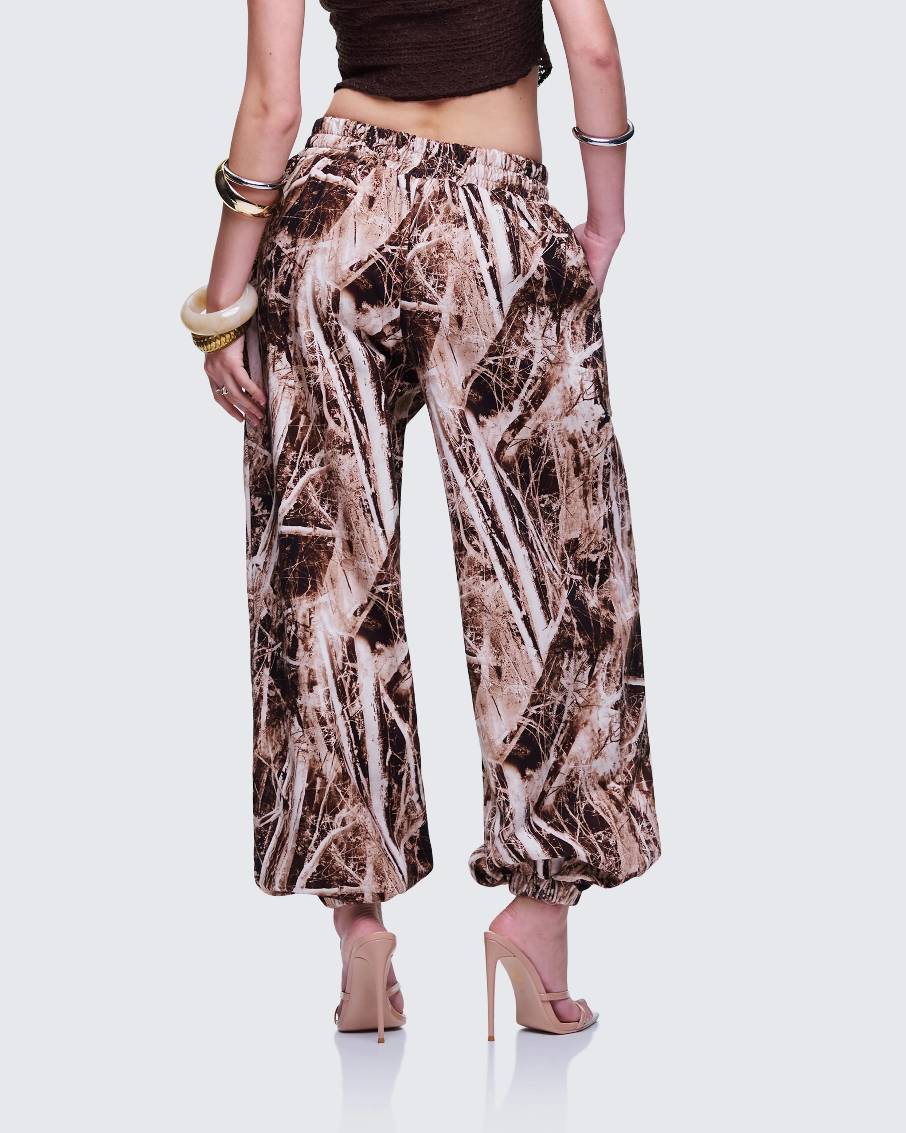 Braewyn Hunting Camo Toggled Sweatpants sold by Finesse product image thumbnail 4