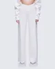 Sylvana Cream Knit Oversized Pants sold by Finesse