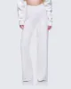 Sylvana Cream Knit Oversized Pants sold by Finesse